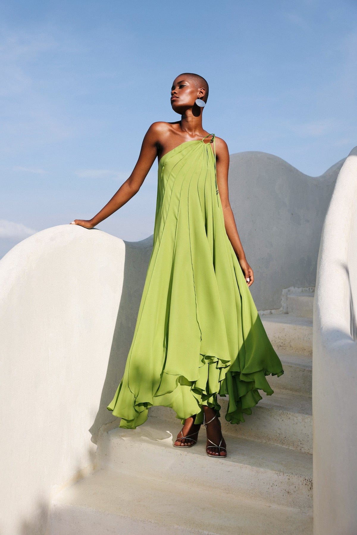 Jota One-Shoulder Dress made by Francesca Miranda