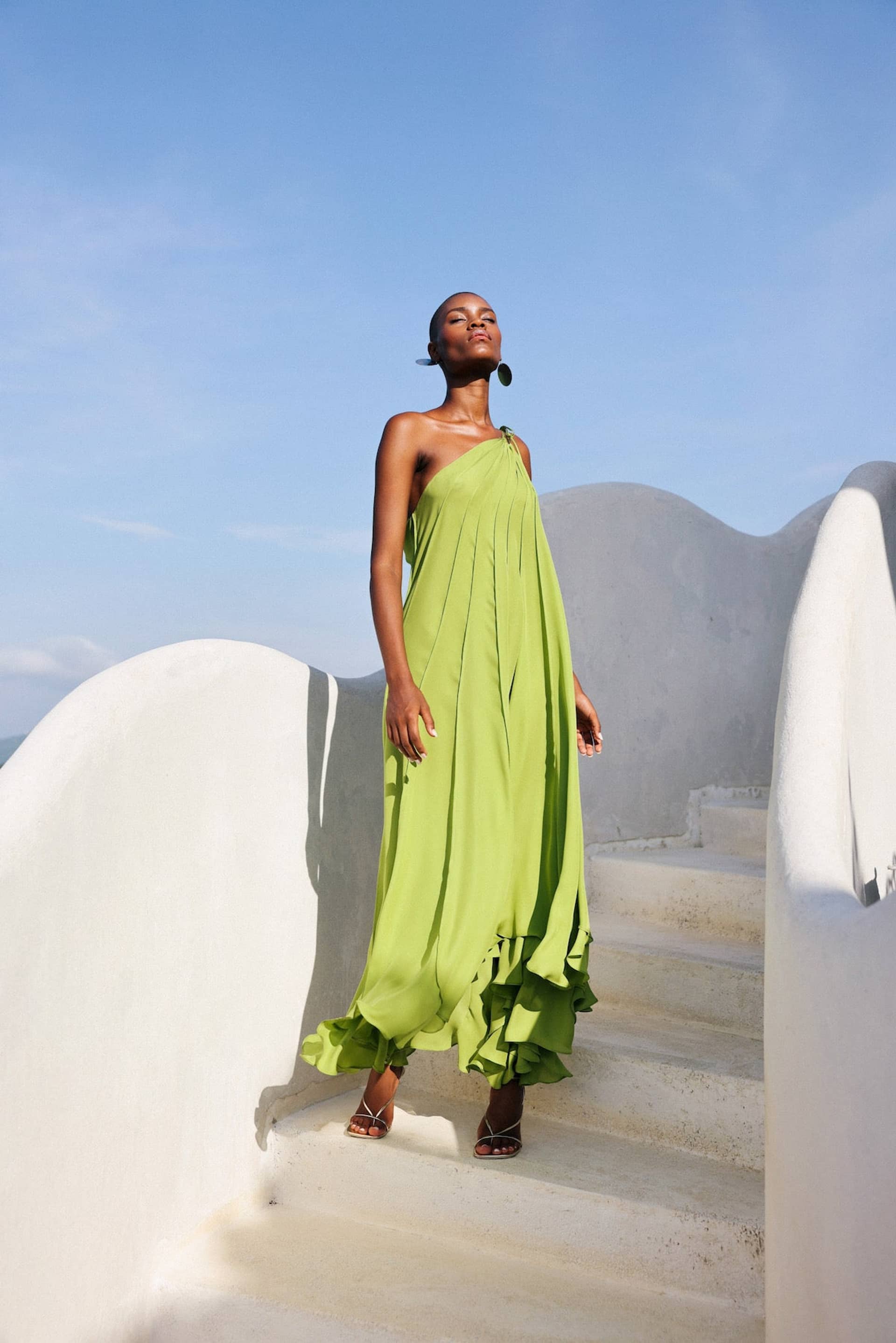 Jota One-Shoulder Dress made by Francesca Miranda