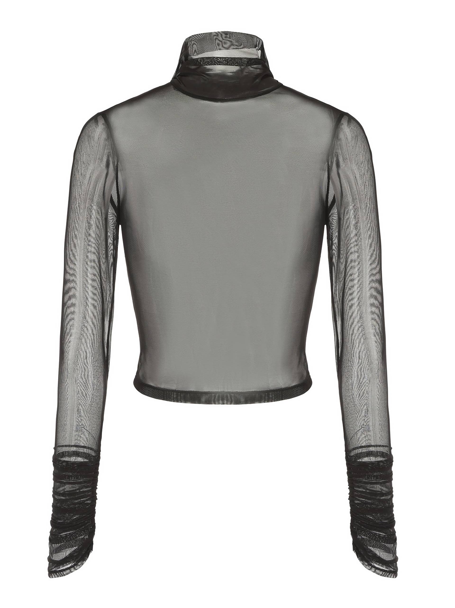 Gabrielle Mesh Top (Black) made by Nana Jacqueline