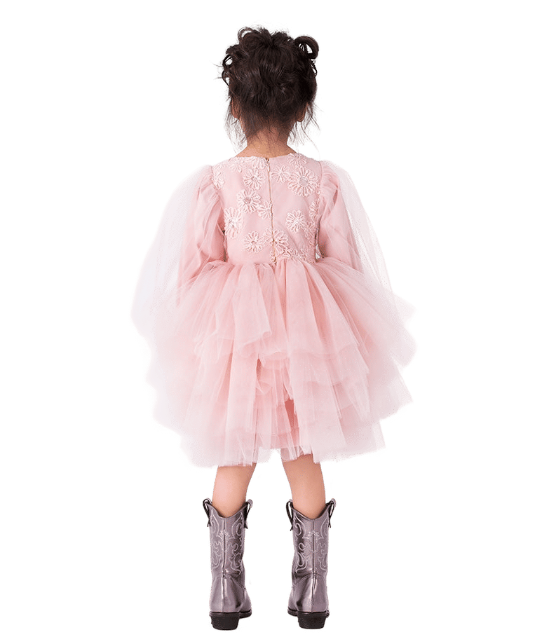 Puffy Tulle Girls Dress made by Mama Luma