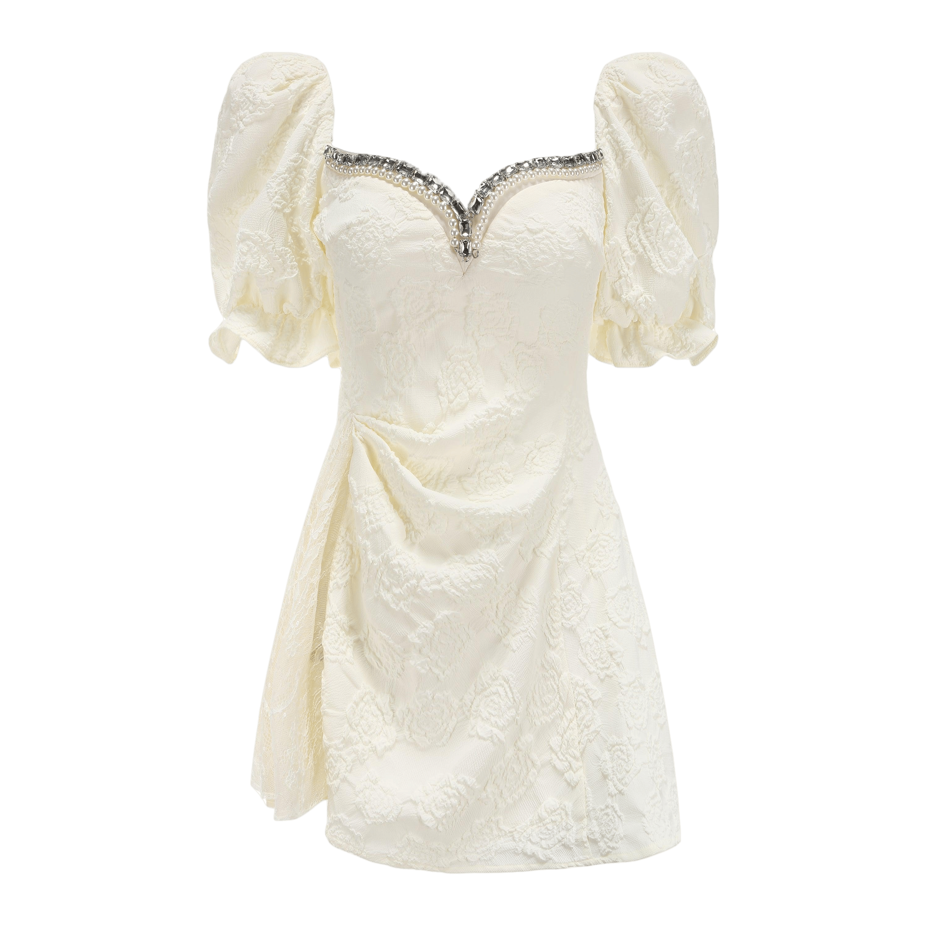 White Ysabella Dress made by Nana Jacqueline