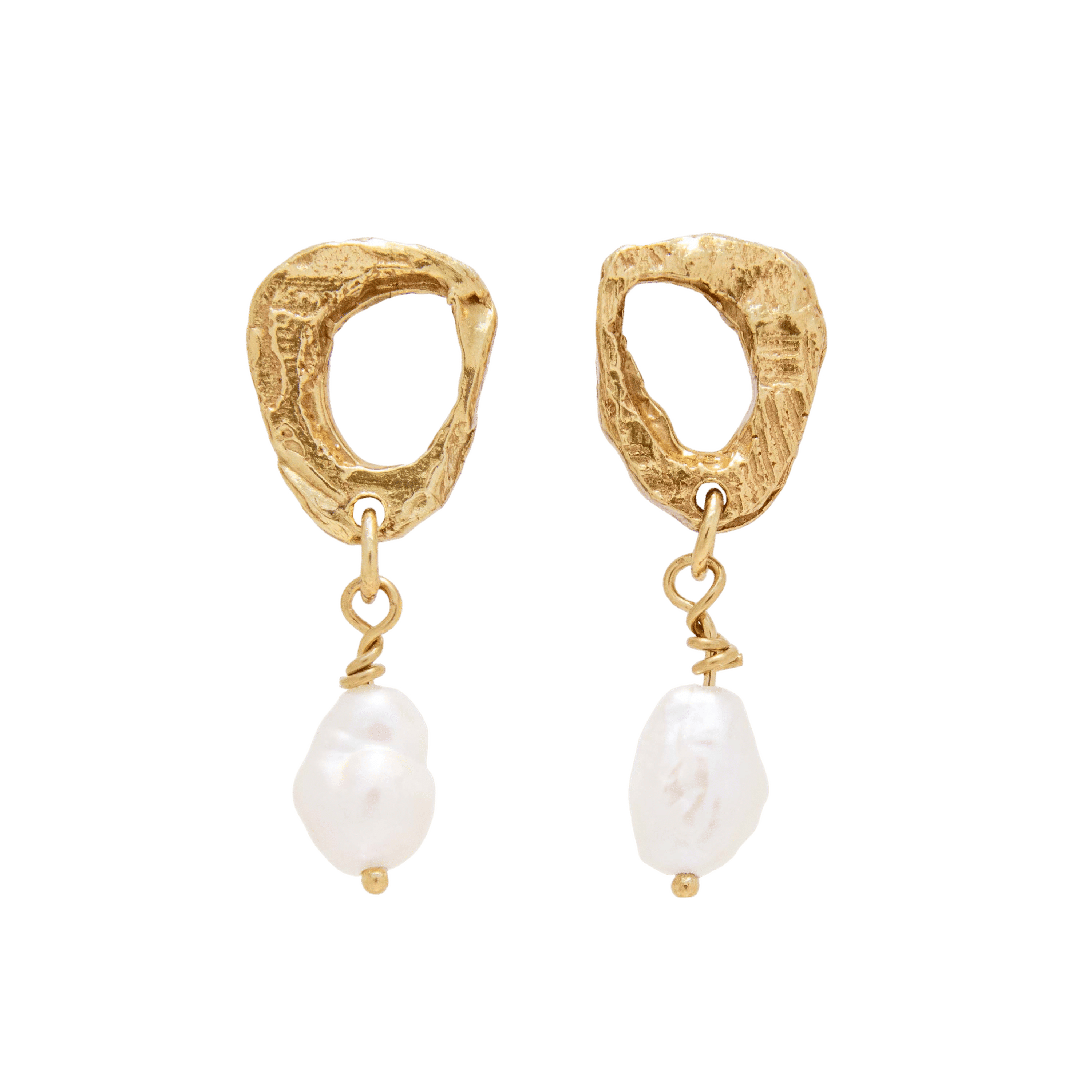 Dio Aurum Earrings made by Loveness Lee