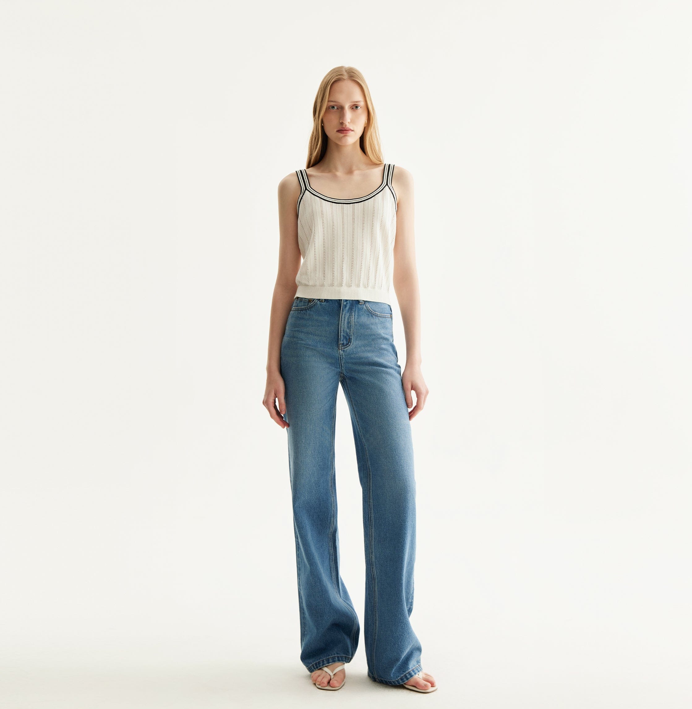 COLORBLOCKED TANK TOP made by CRUSH Collection