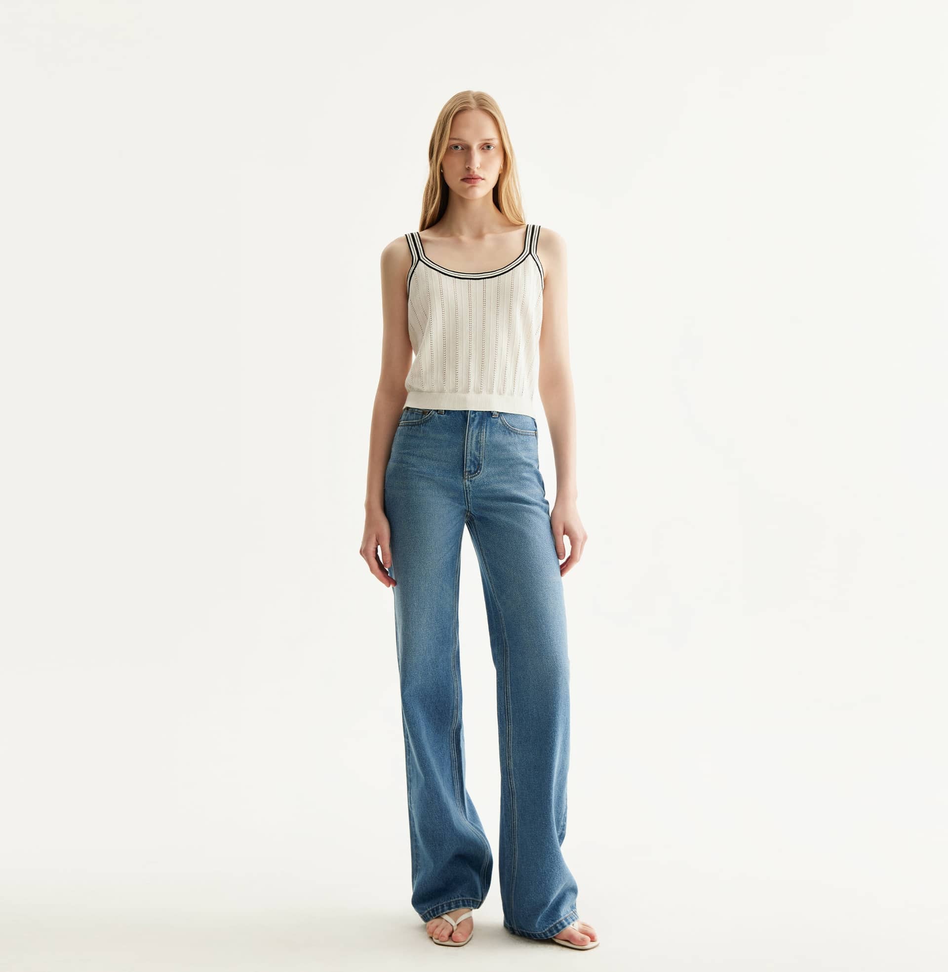 COLORBLOCKED TANK TOP made by CRUSH Collection