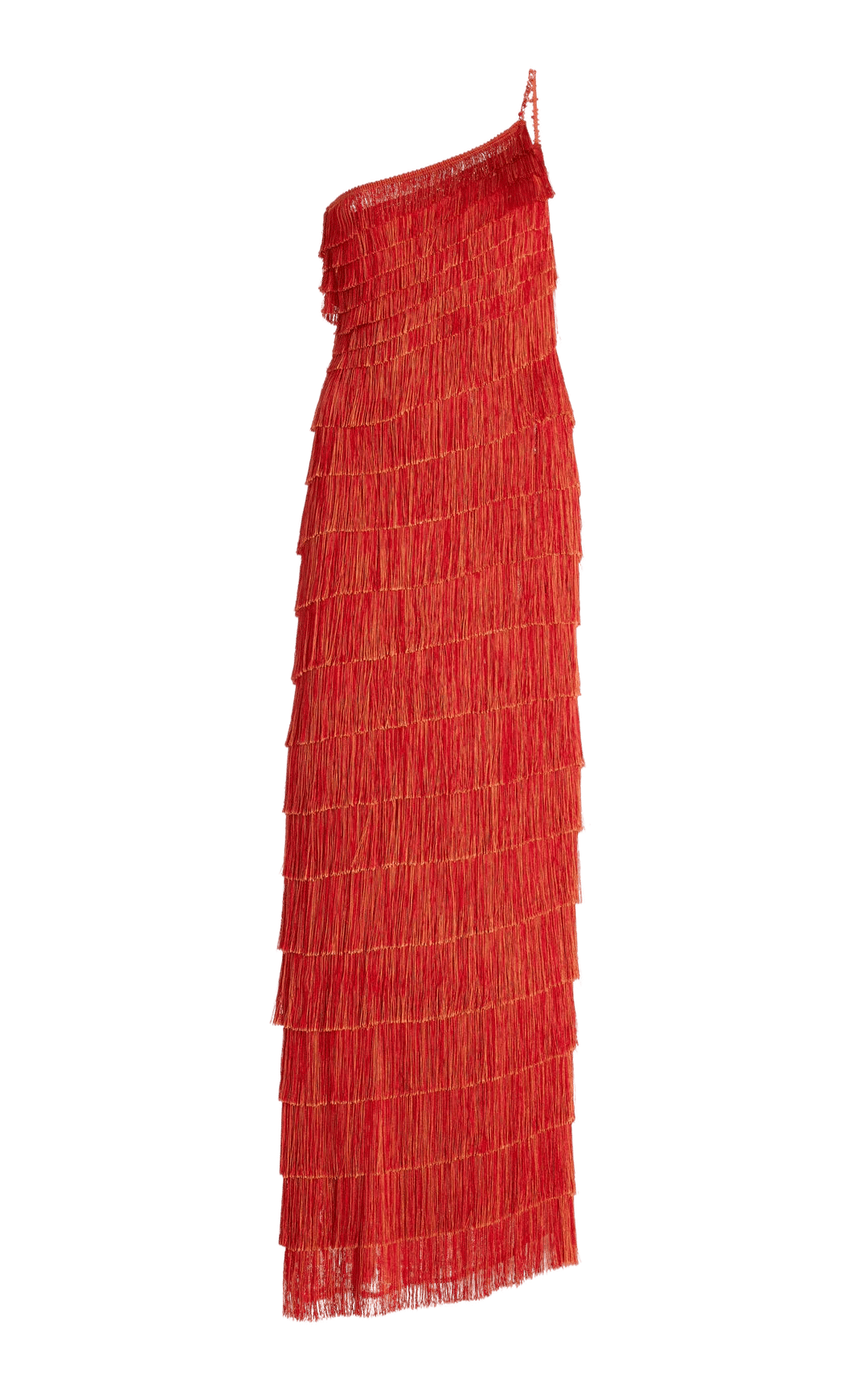 Isidora Fringe Dress - Red made by Francesca Miranda