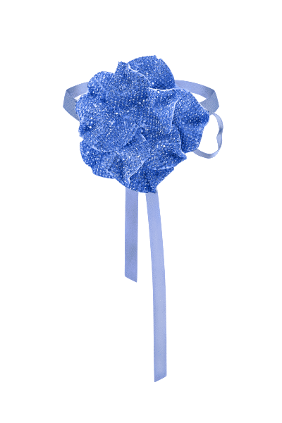 CRYSTAL FLOWER CHOKER made by NUÉ