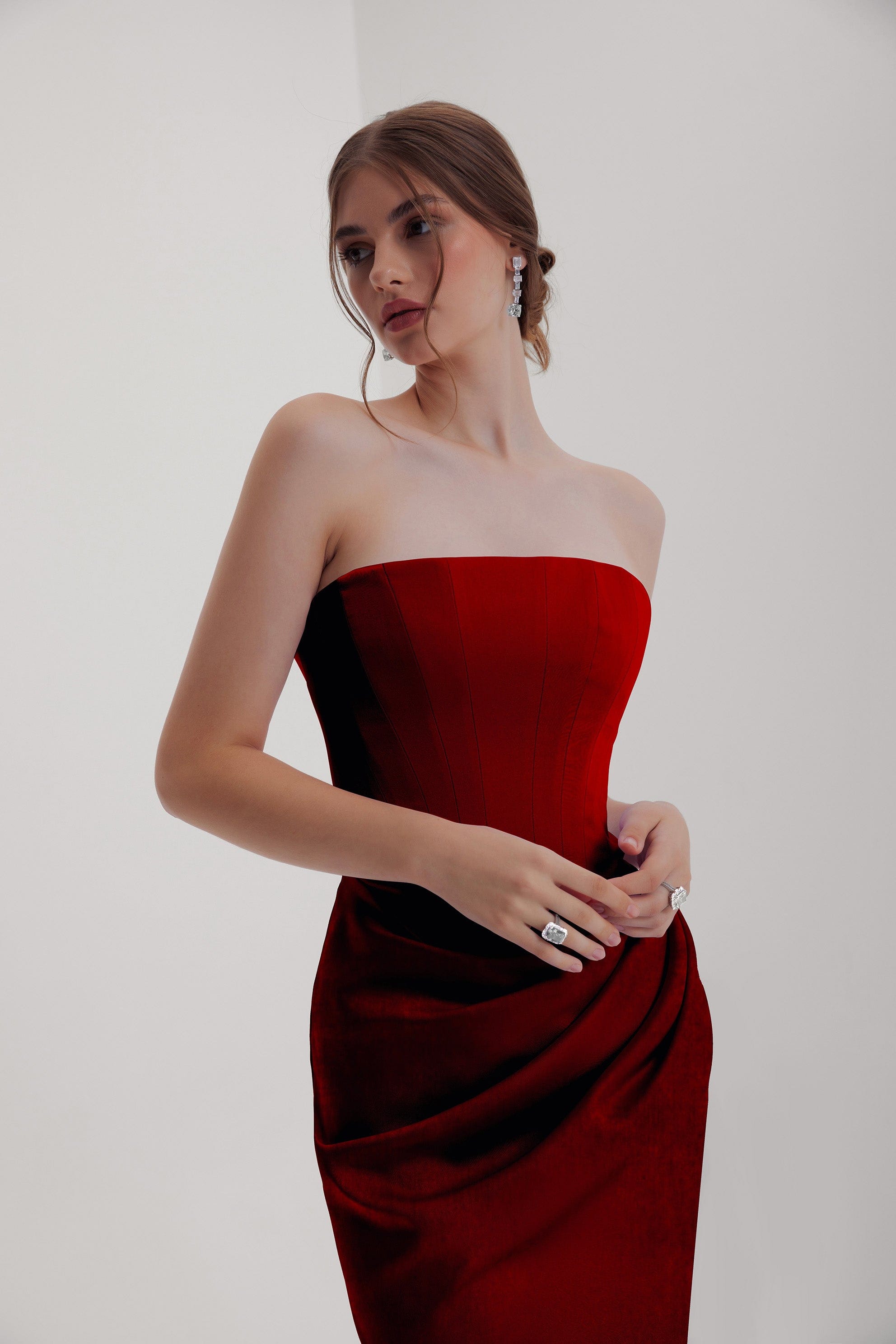 Fiona Dress - Red made by Gigii's