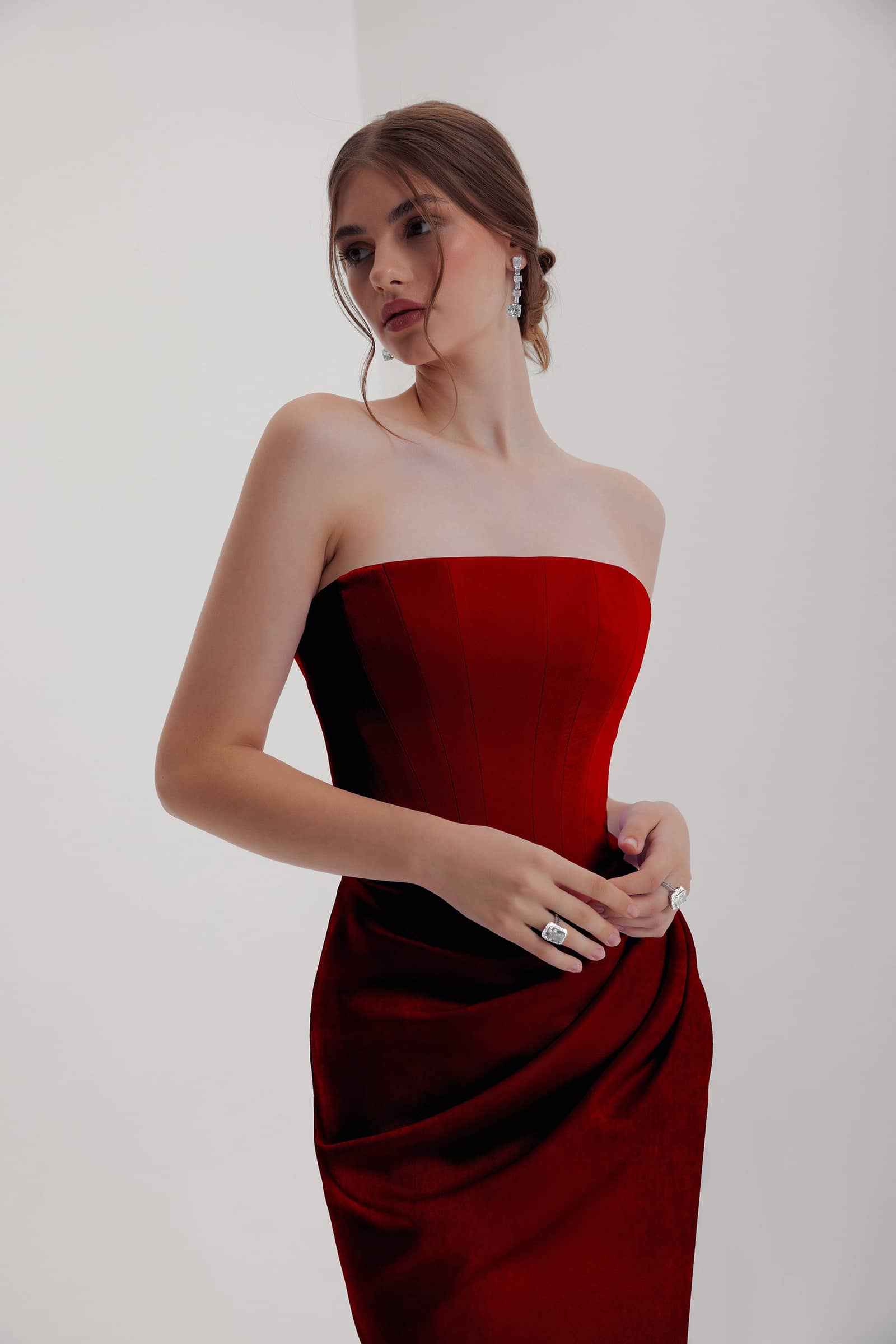 Fiona Dress - Red made by Gigii's