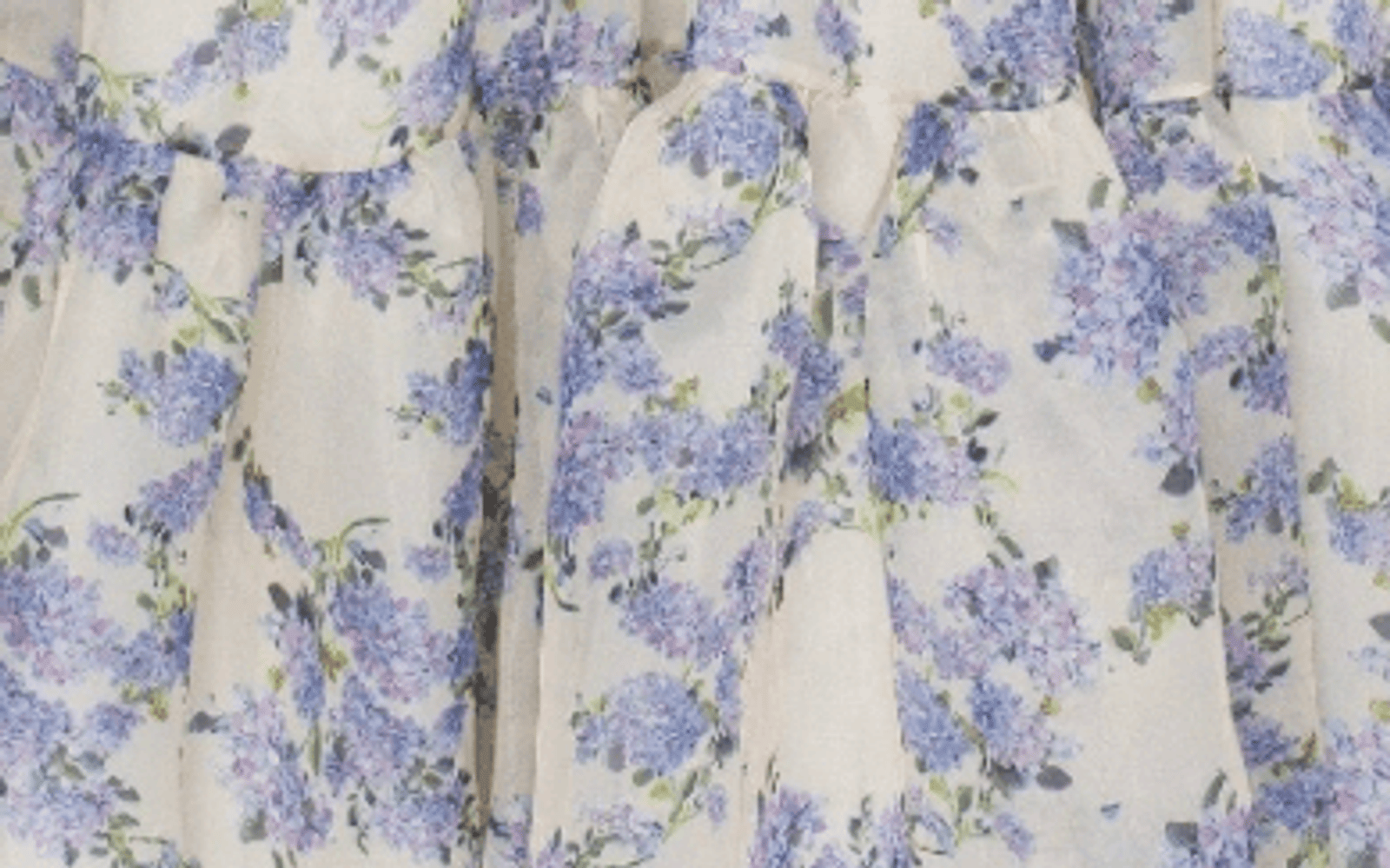 Hydrangea Tender floral maxi tie-strap dress made by Milla