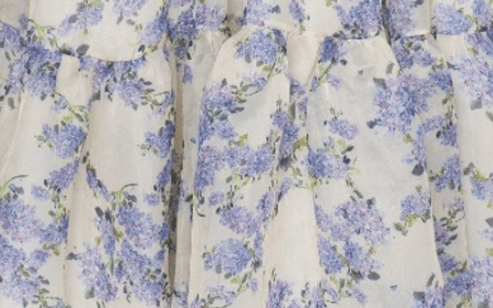 Hydrangea Tender floral maxi tie-strap dress made by Milla