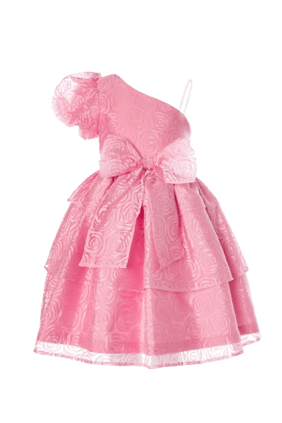 Exquisite One-Shoulder Dress made by Mama Luma