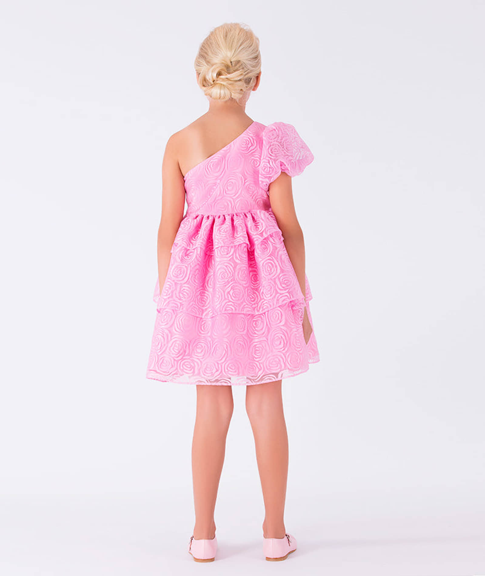 Exquisite One-Shoulder Dress made by Mama Luma