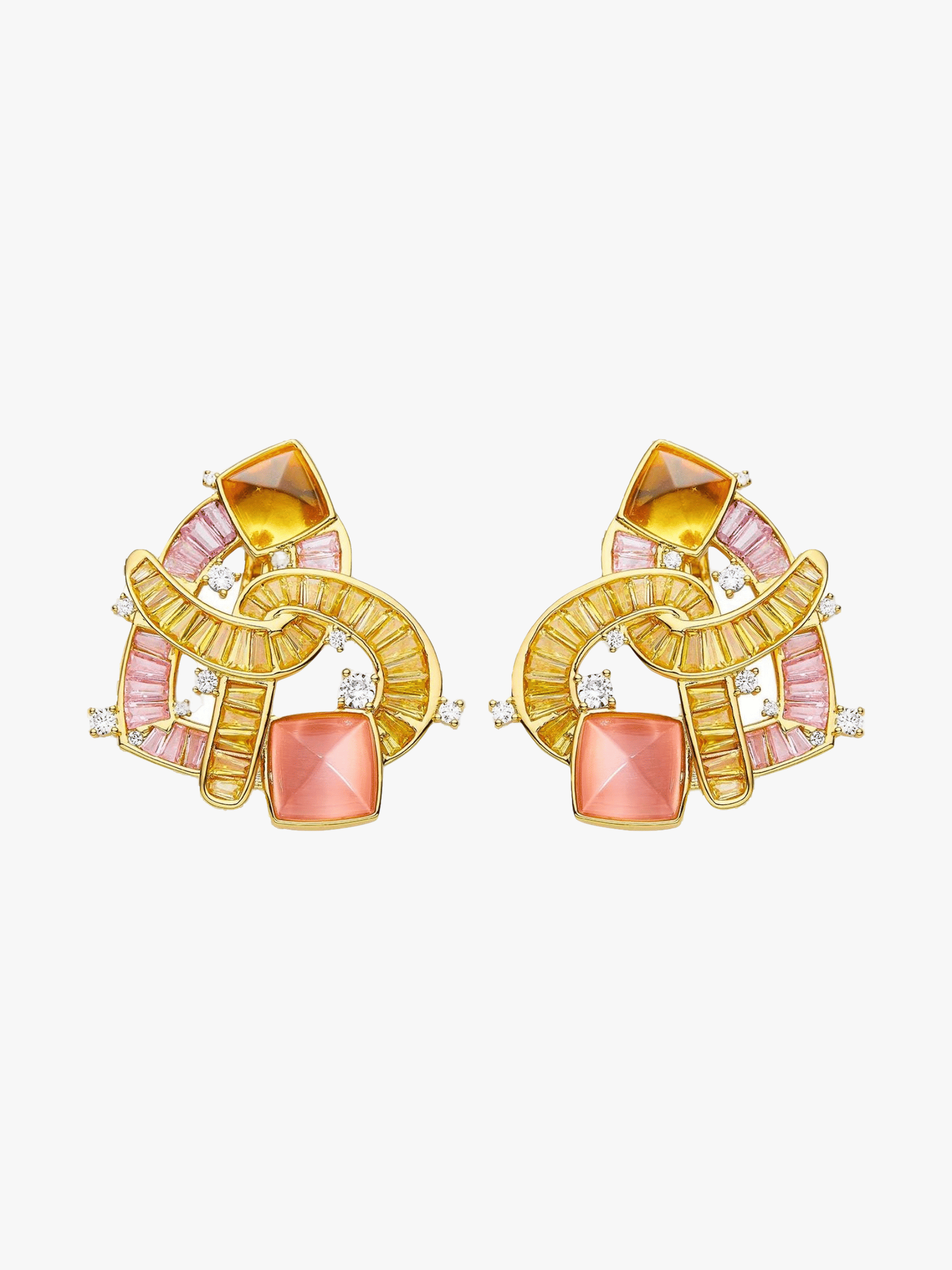 Alicia Earrings in Gold made by Nana Jacqueline