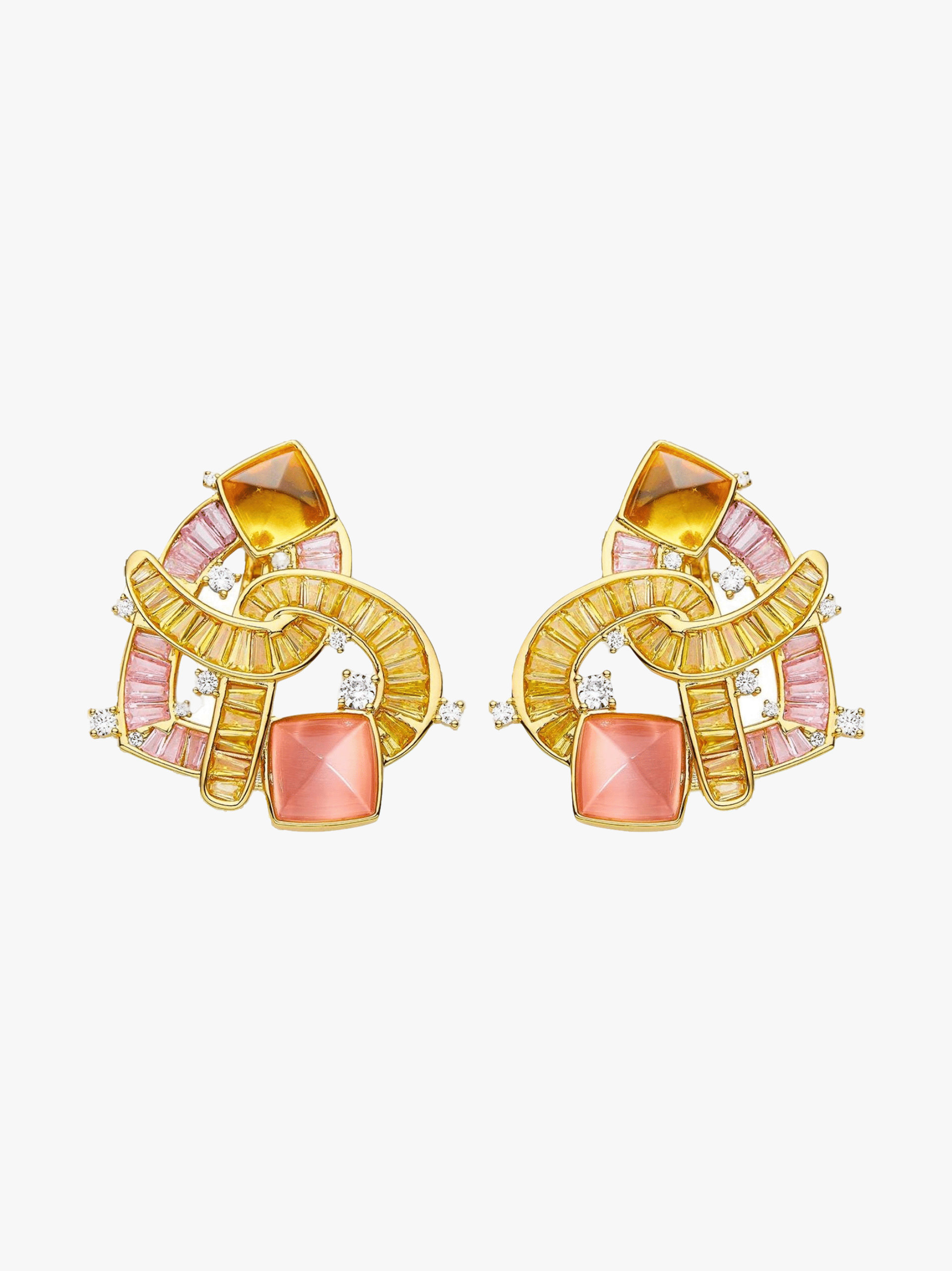 Alicia Earrings in Gold made by Nana Jacqueline