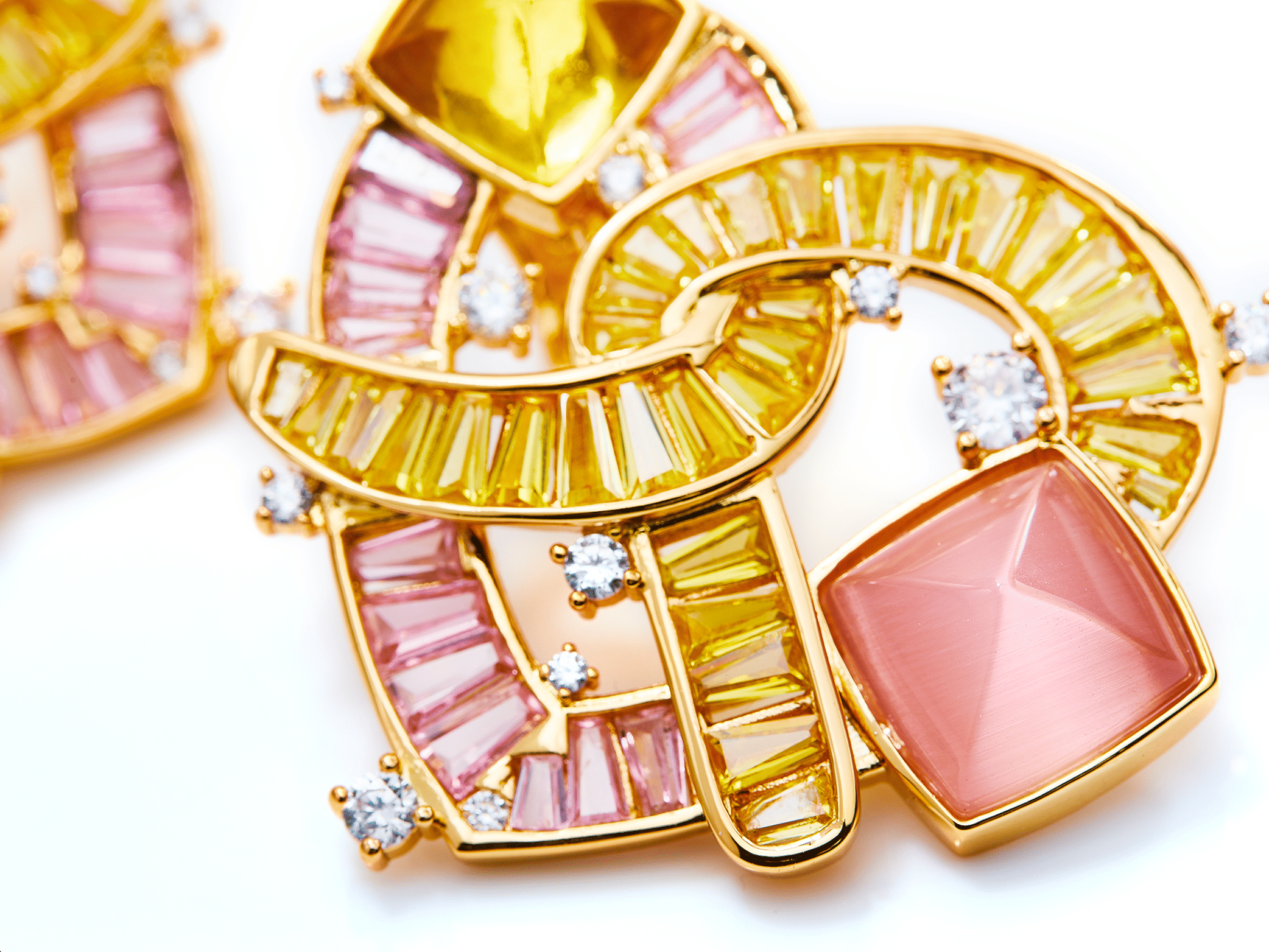 Alicia Earrings in Gold made by Nana Jacqueline