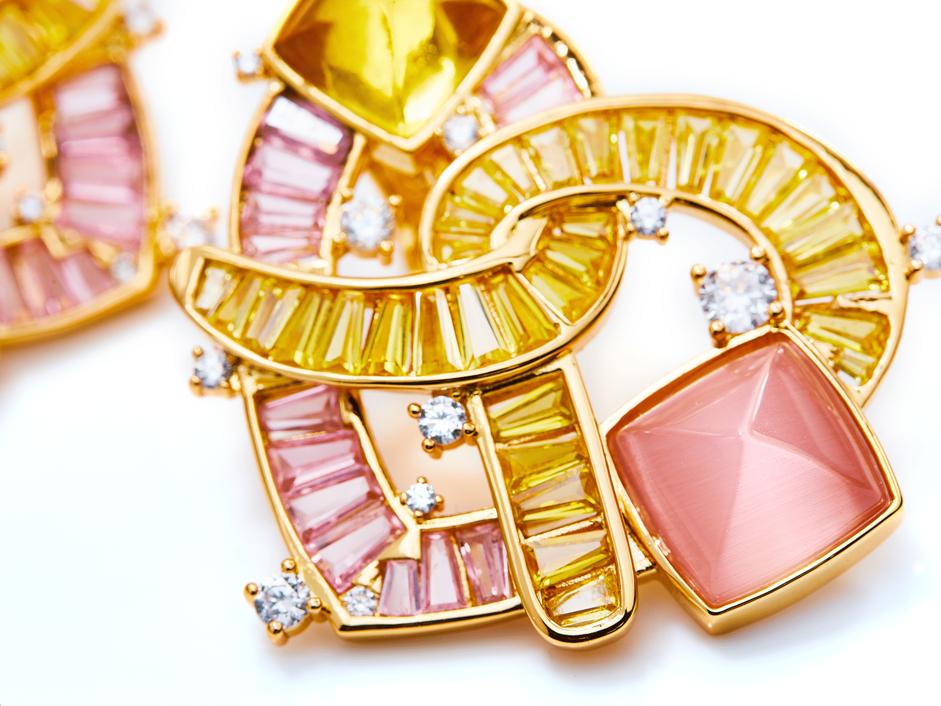 Alicia Earrings in Gold made by Nana Jacqueline