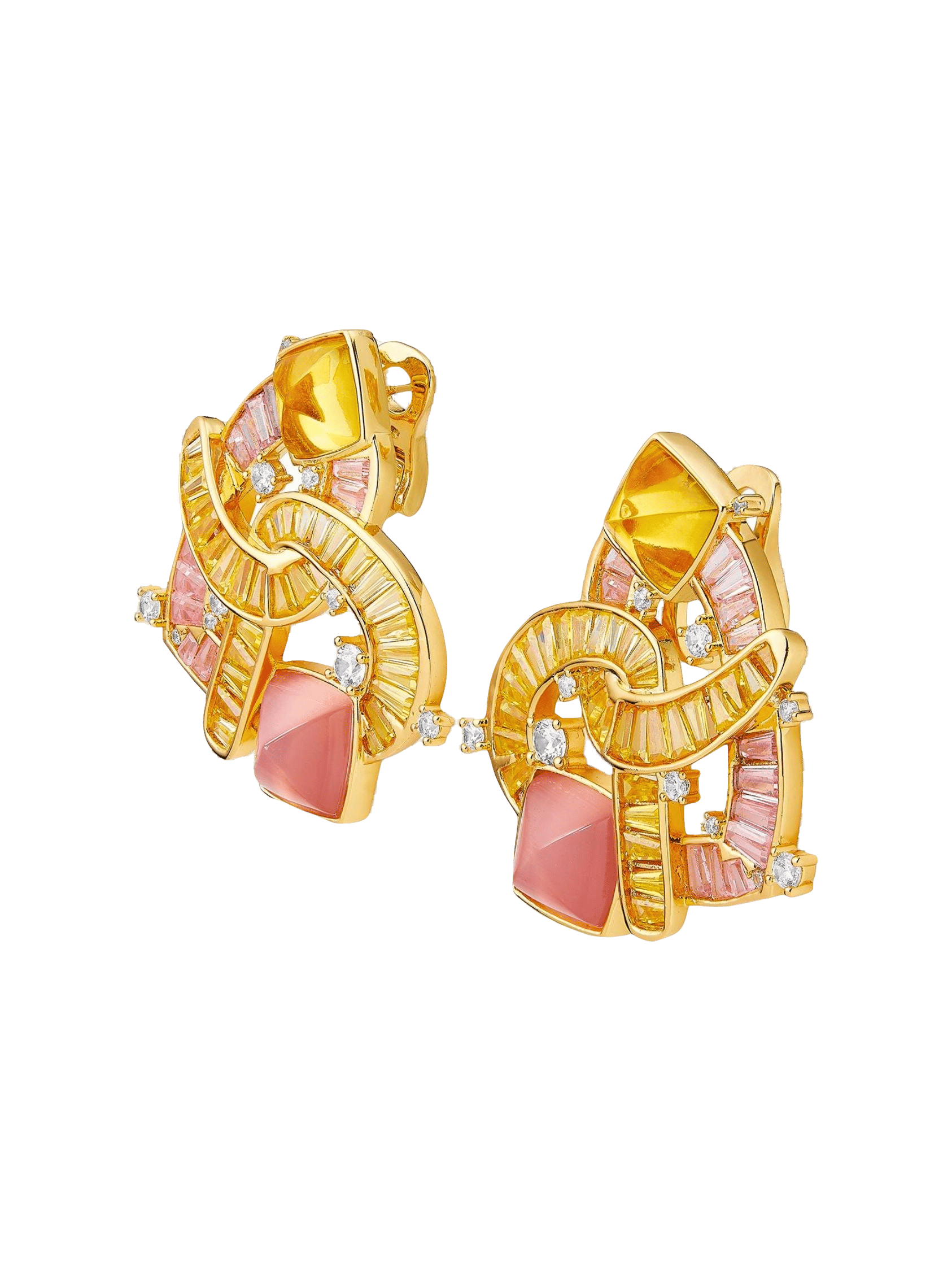 Alicia Earrings in Gold made by Nana Jacqueline