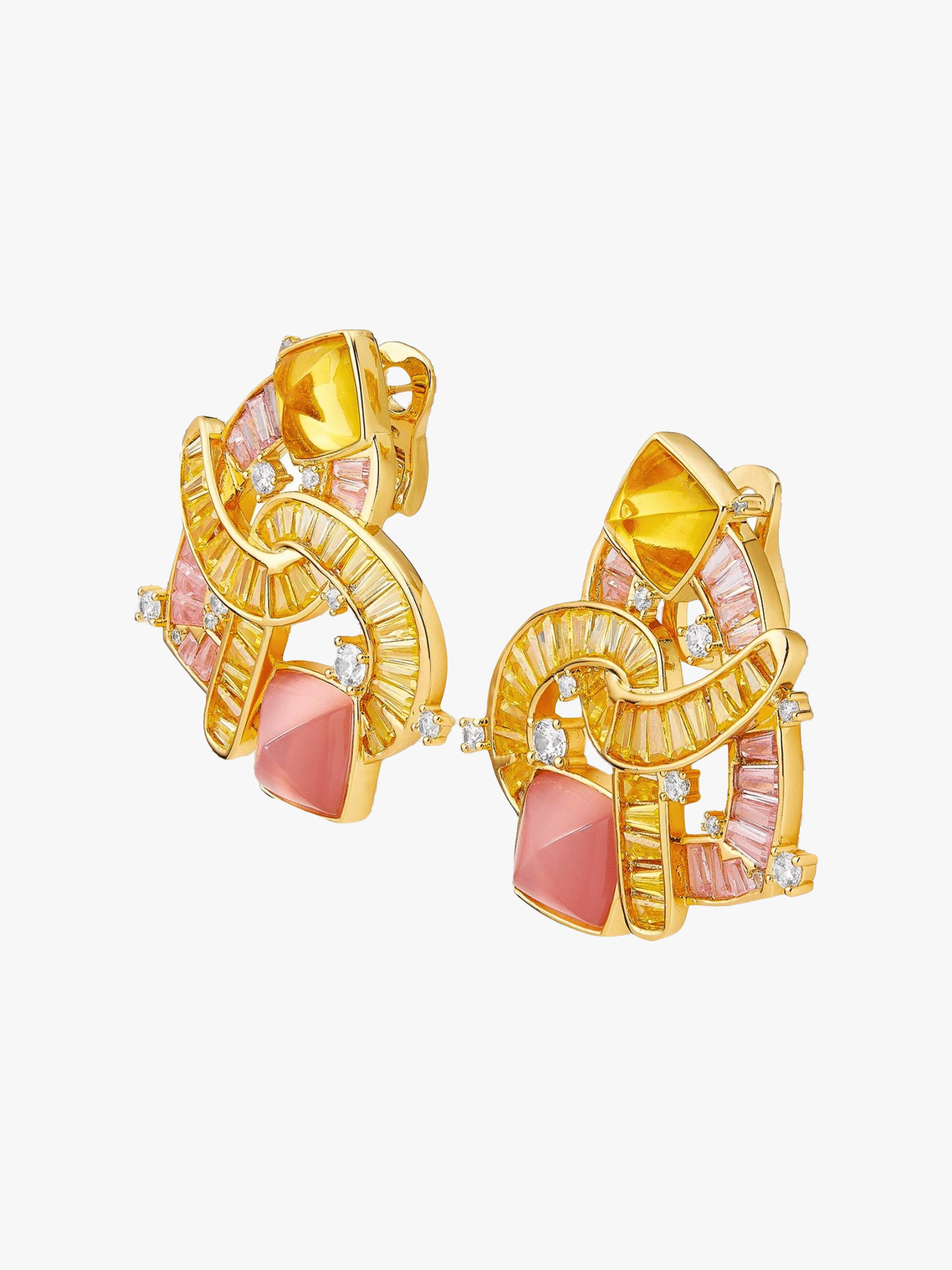 Alicia Earrings in Gold made by Nana Jacqueline