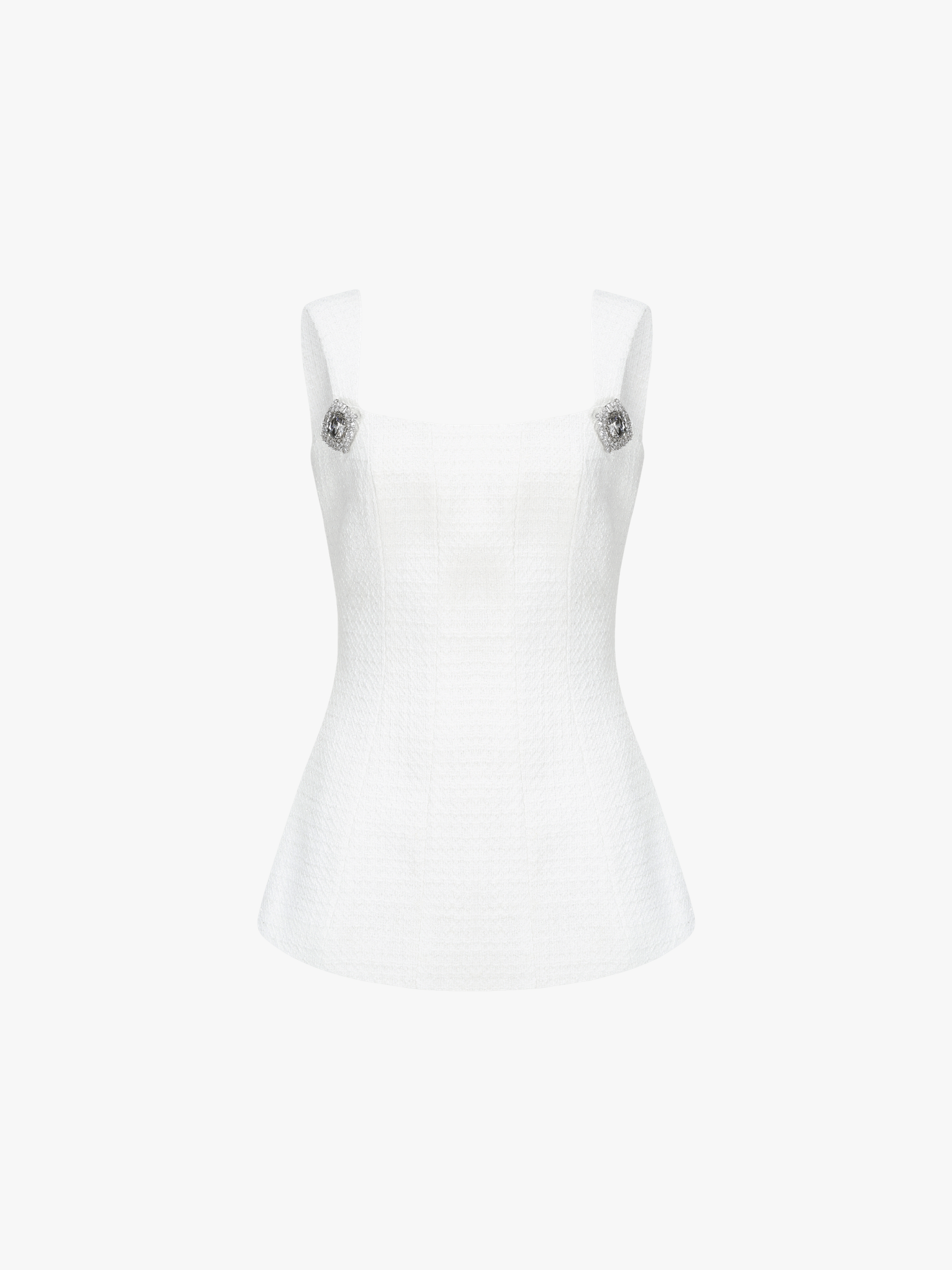 Anabella Bow Top (White) in White made by Nana Jacqueline