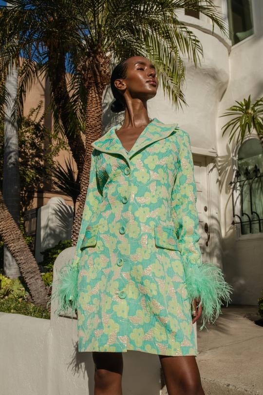 Mint Jacqueline Jacket №21 made by ANDREEVA