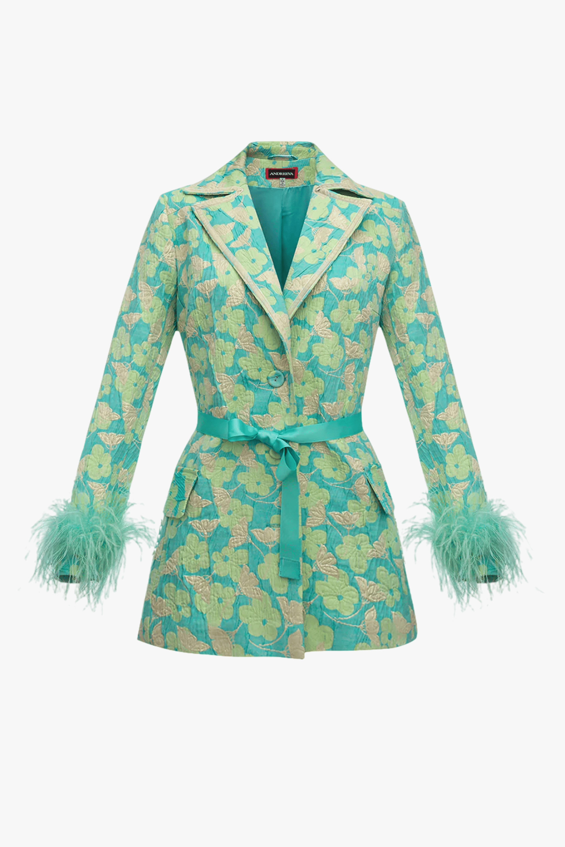 Mint Jacqueline Jacket №21 made by ANDREEVA