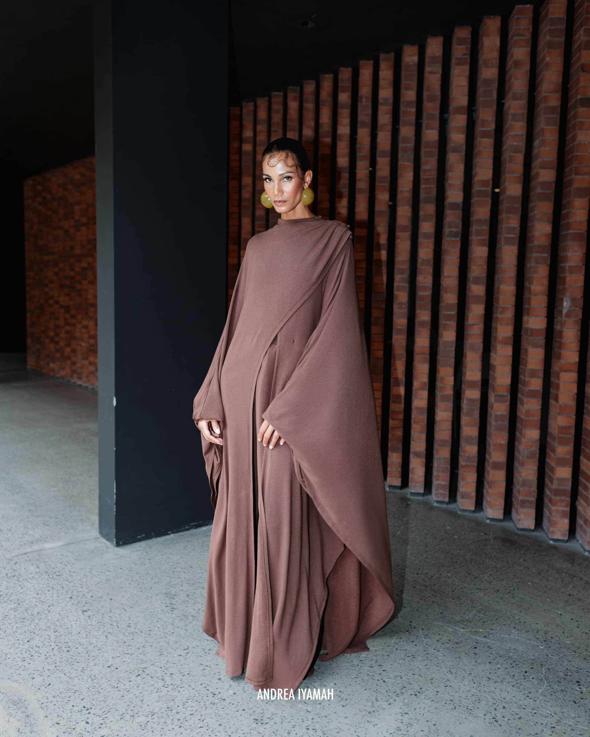 OVU KNIT CAPE made by Andrea Iyamah