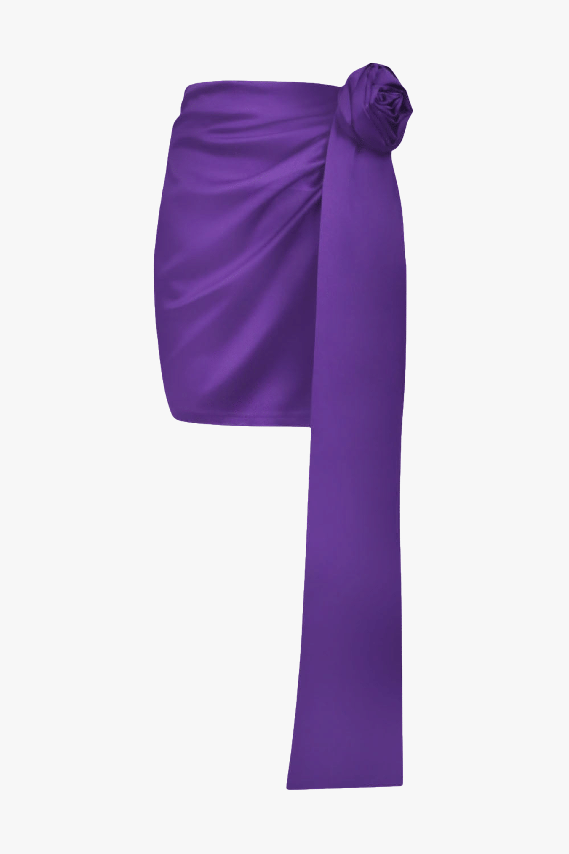 Maia Purple Flower Skirt made by Lora Istanbul