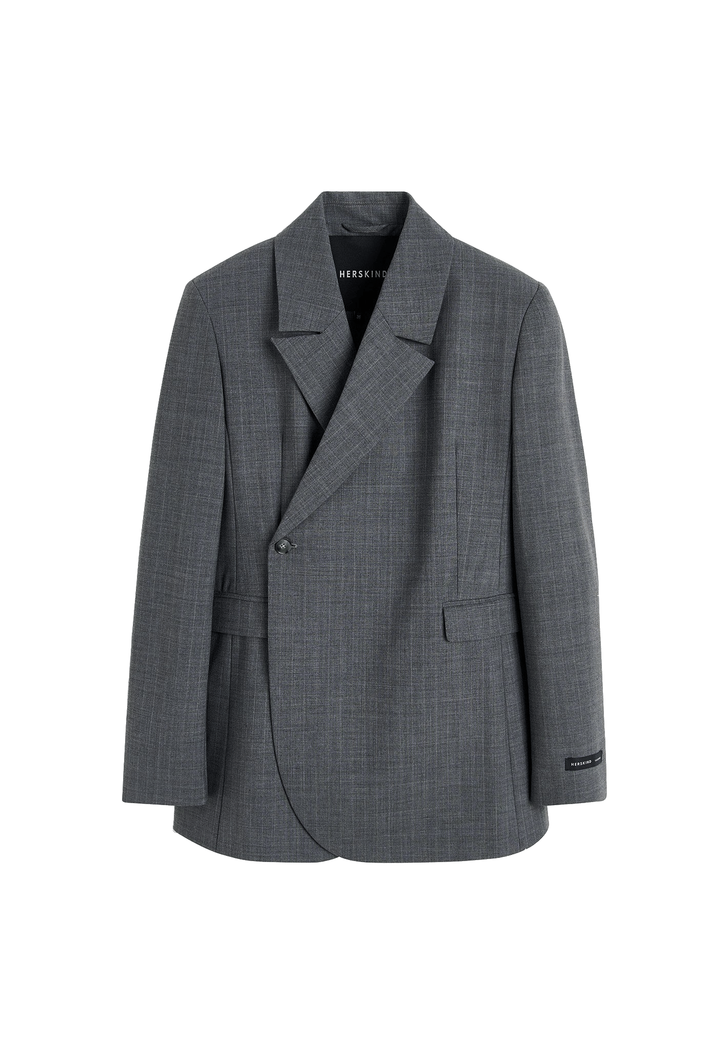 Lilith Blazer - Ligth Grey Pinstripe made by HERSKIND