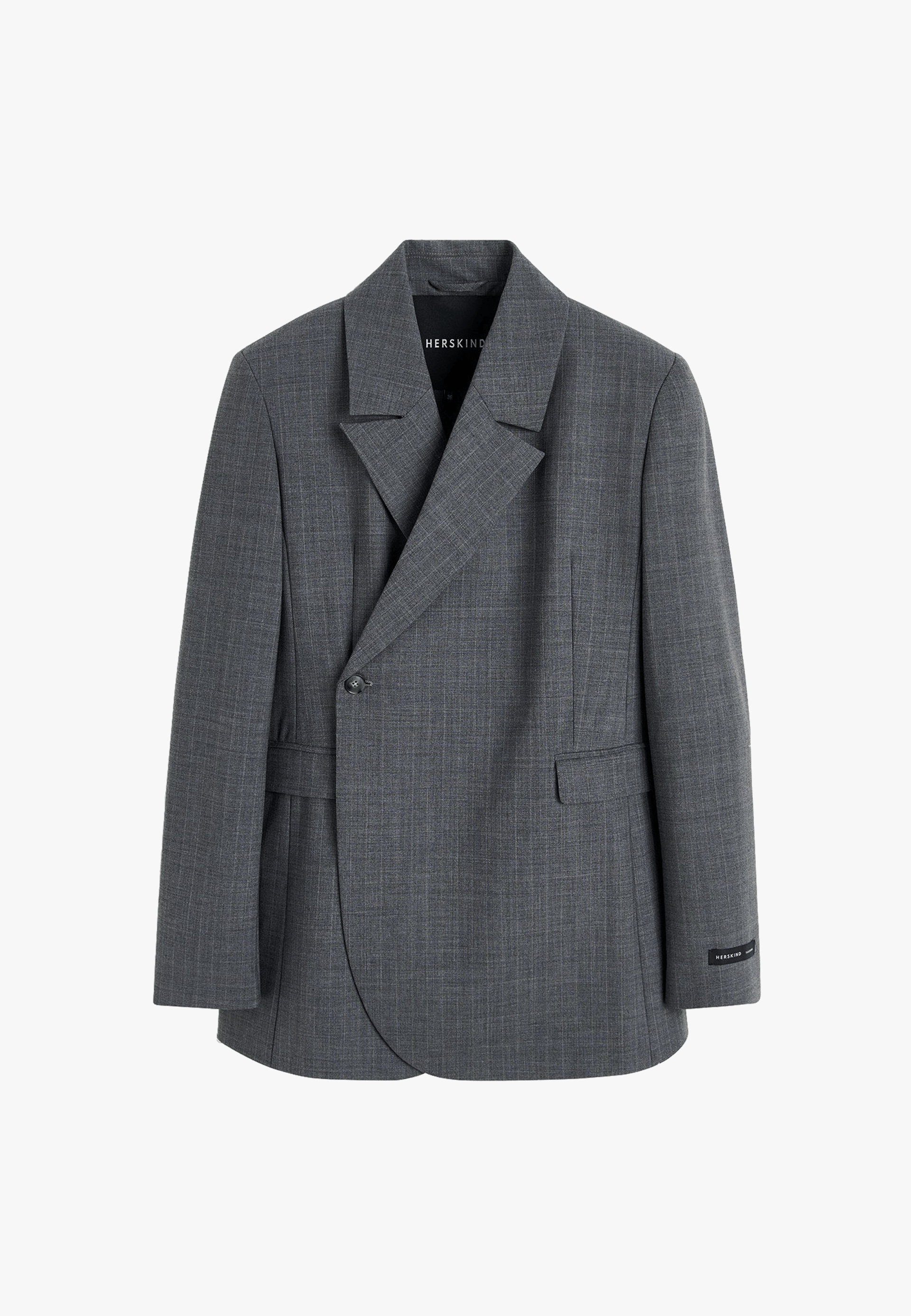 Lilith Blazer - Ligth Grey Pinstripe made by HERSKIND