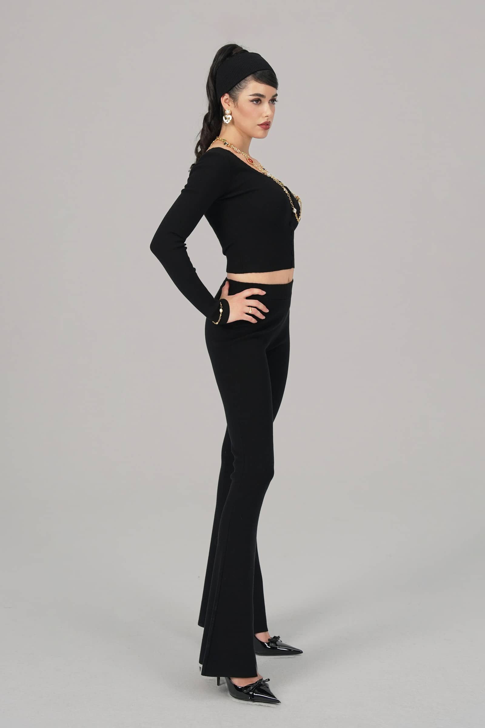 Holly Top (Black) made by Nana Jacqueline