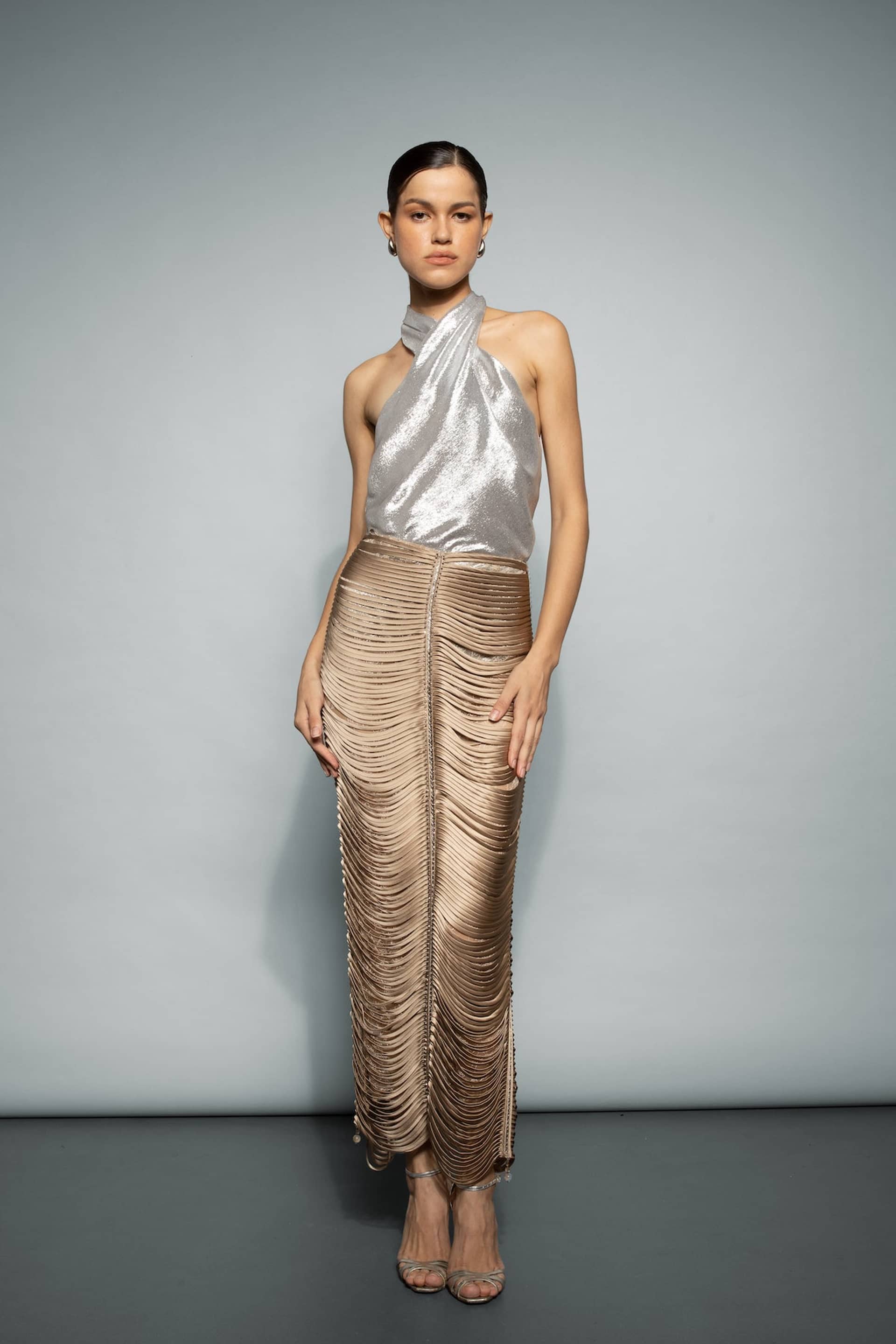 Olivia Lurex Top made by Francesca Miranda