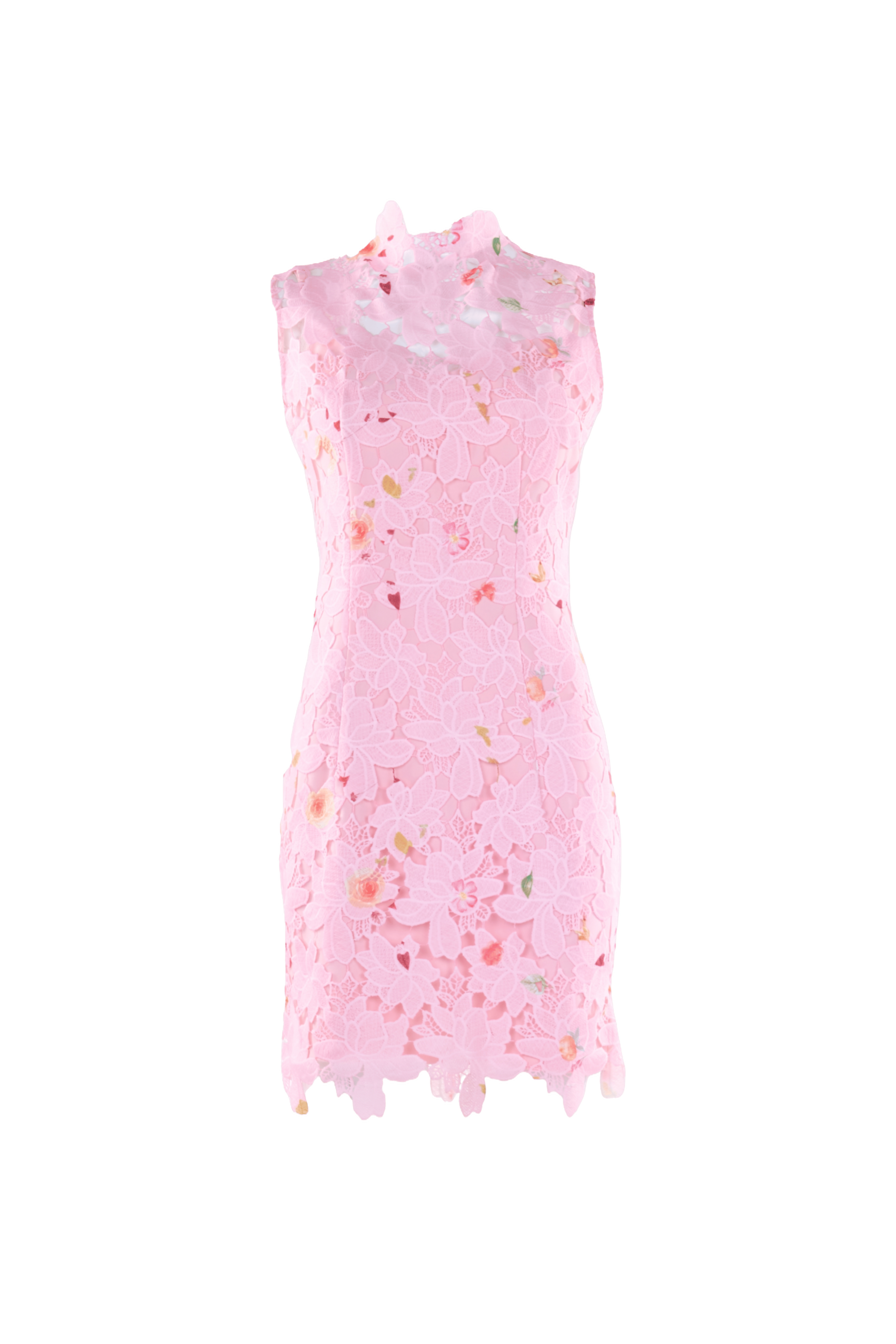 Embroidered Mini Dress made by JUSTIN TONG