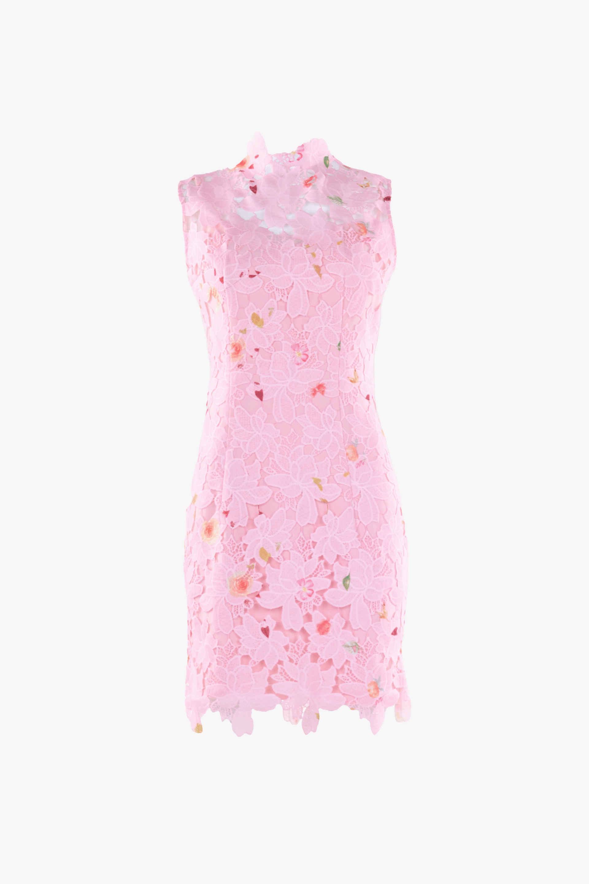 Embroidered Mini Dress made by JUSTIN TONG