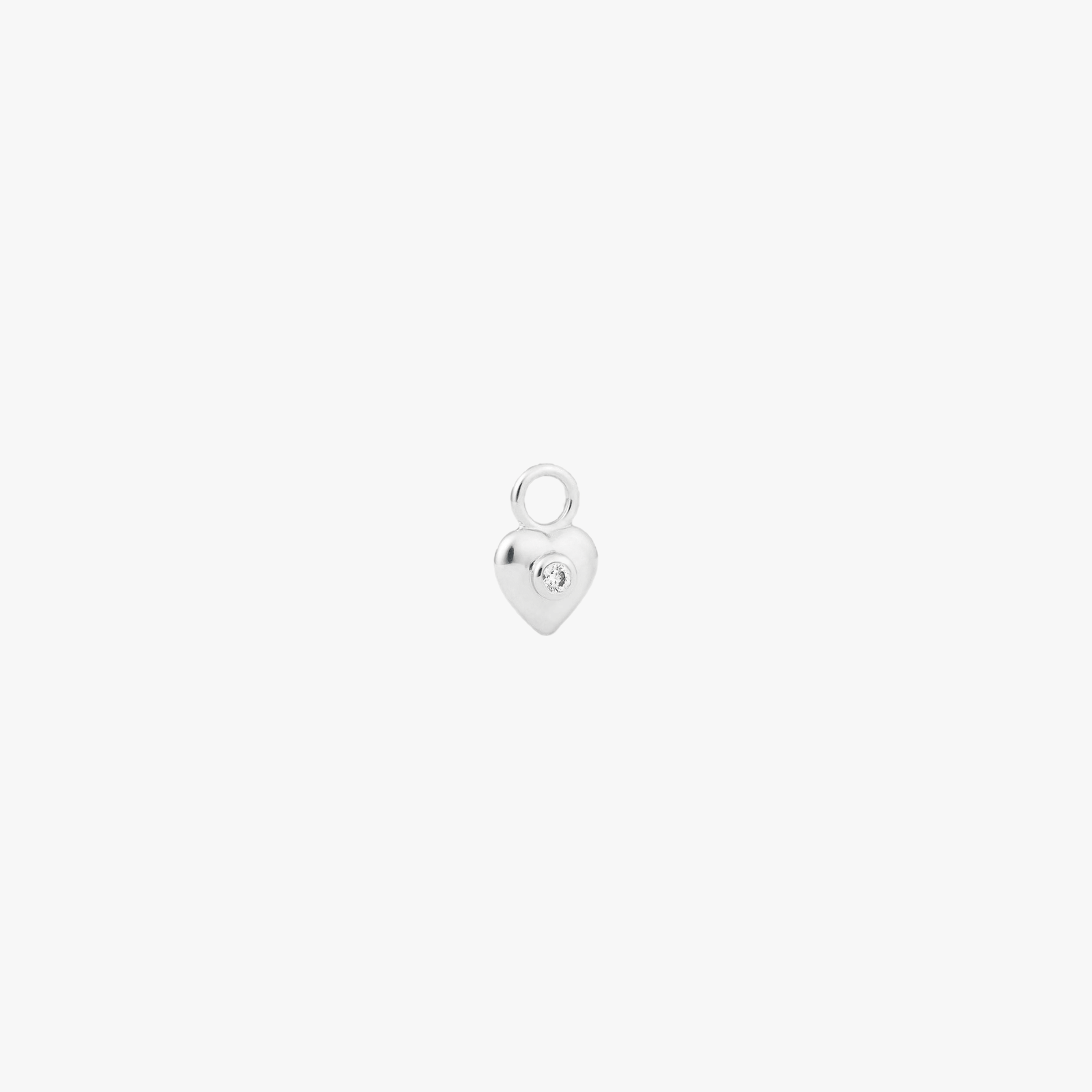 FENGAN MINI PENDANT - WHITE DIAMOND & WHITE GOLD made by ENNUI