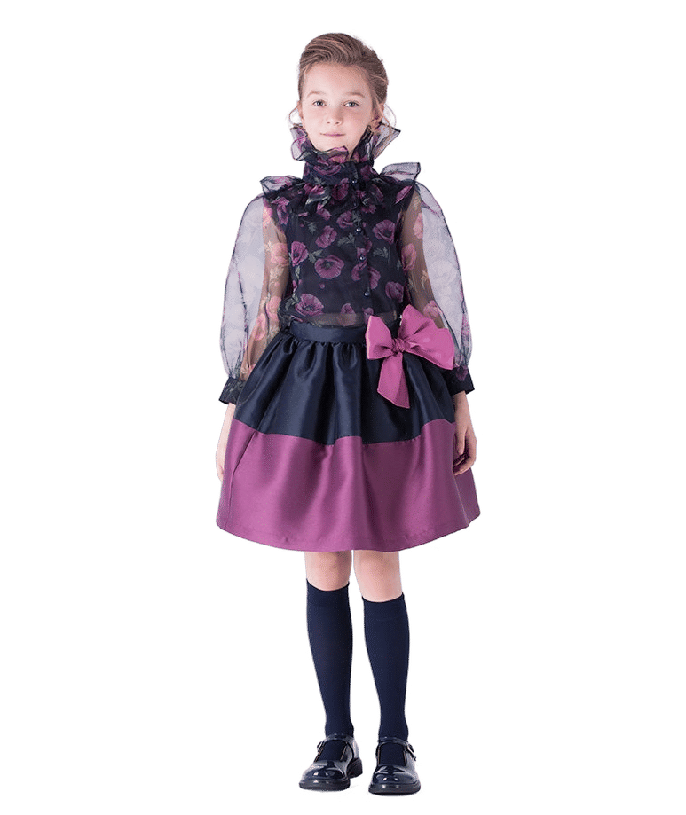 Orchid Bow Girls Outfit | 2 Pieces made by Mama Luma