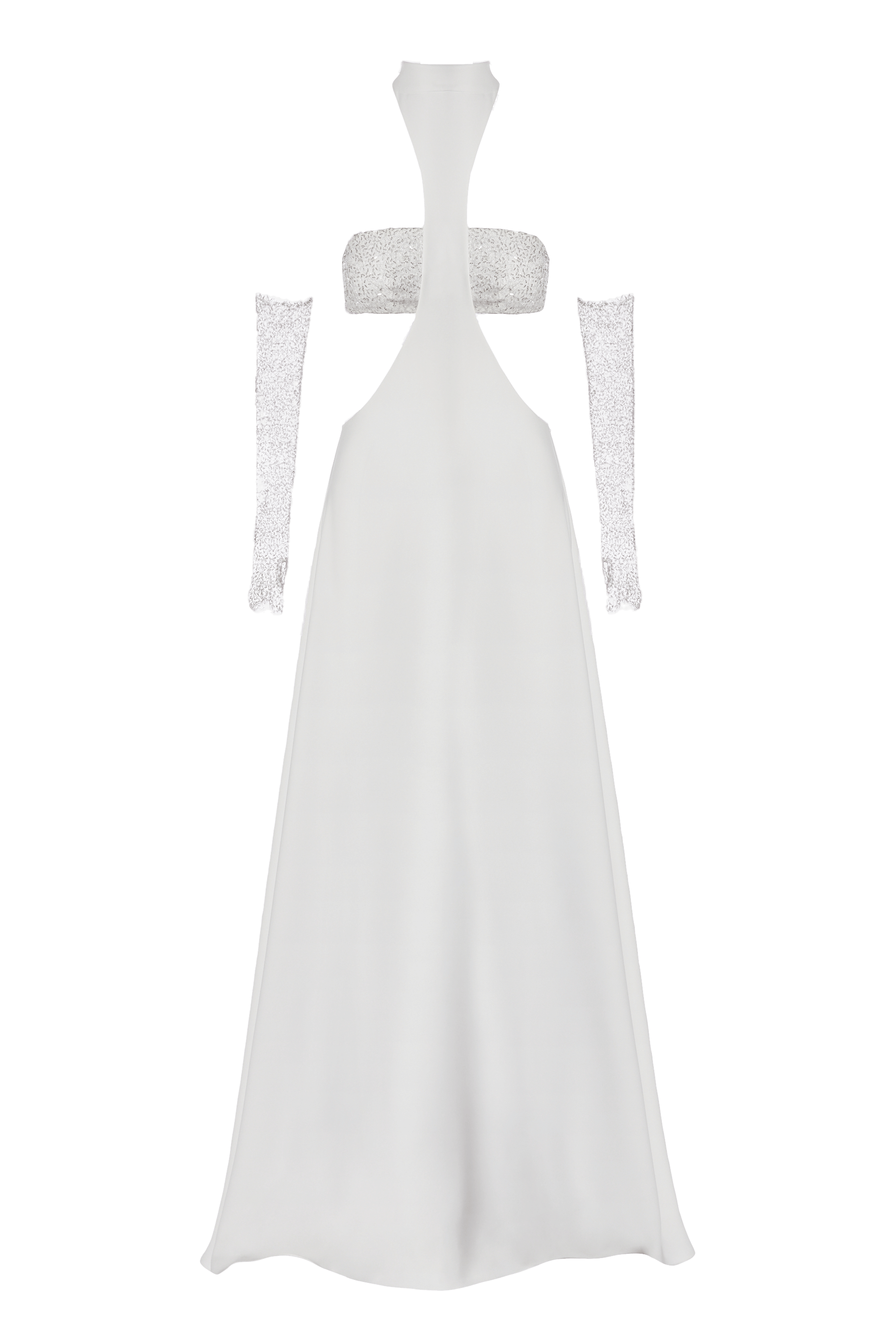 EVANGELINE DRESS in White made by Vestiaire d'un Oiseau Libre