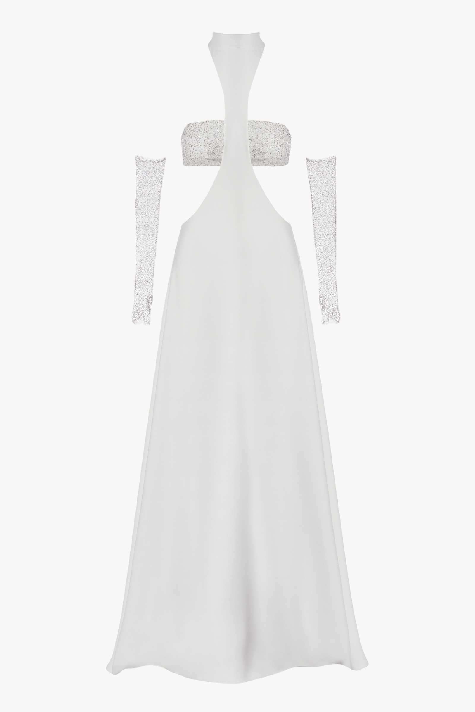 EVANGELINE DRESS in White made by Vestiaire d'un Oiseau Libre