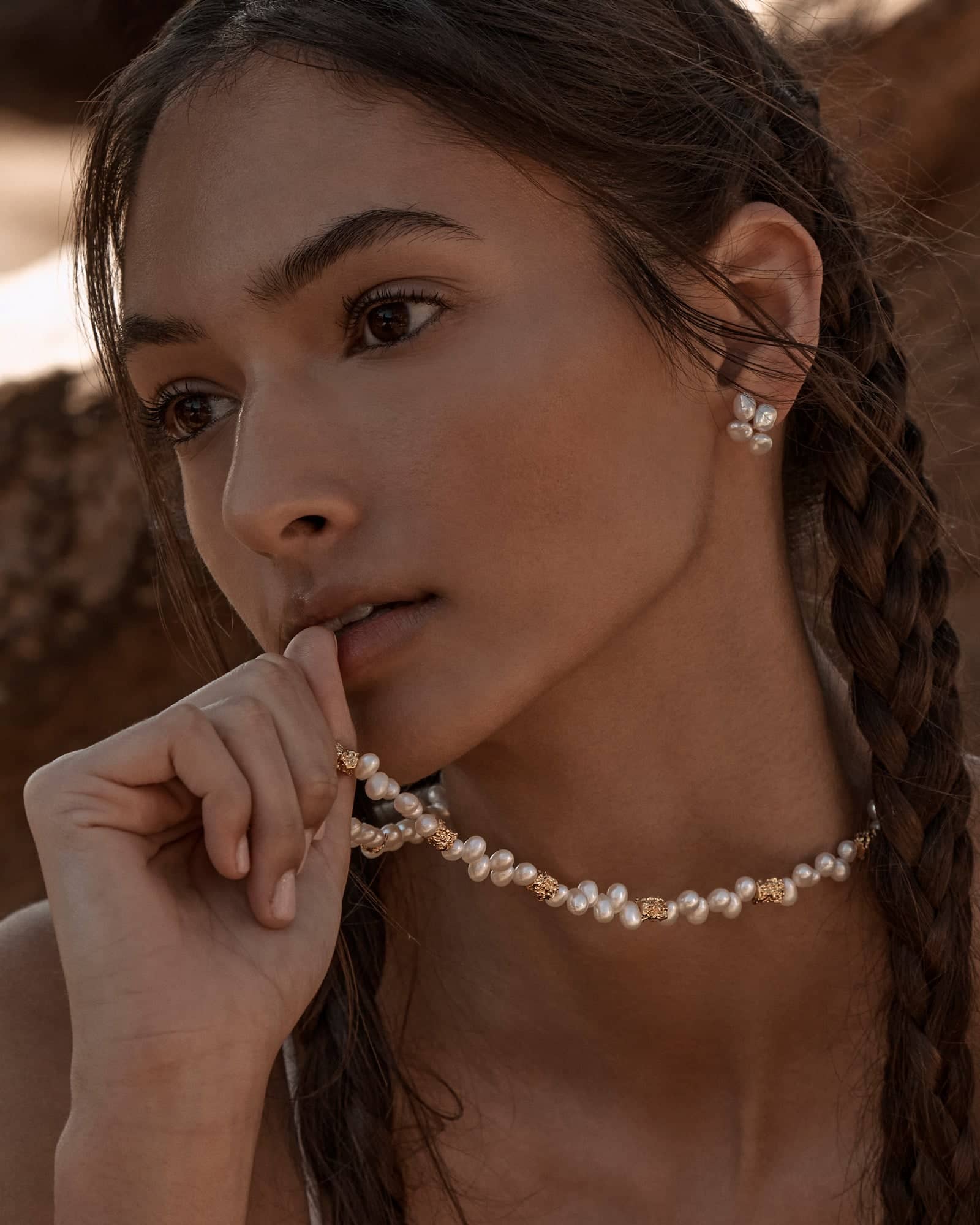 Mira Earrings made by Amber Sceats