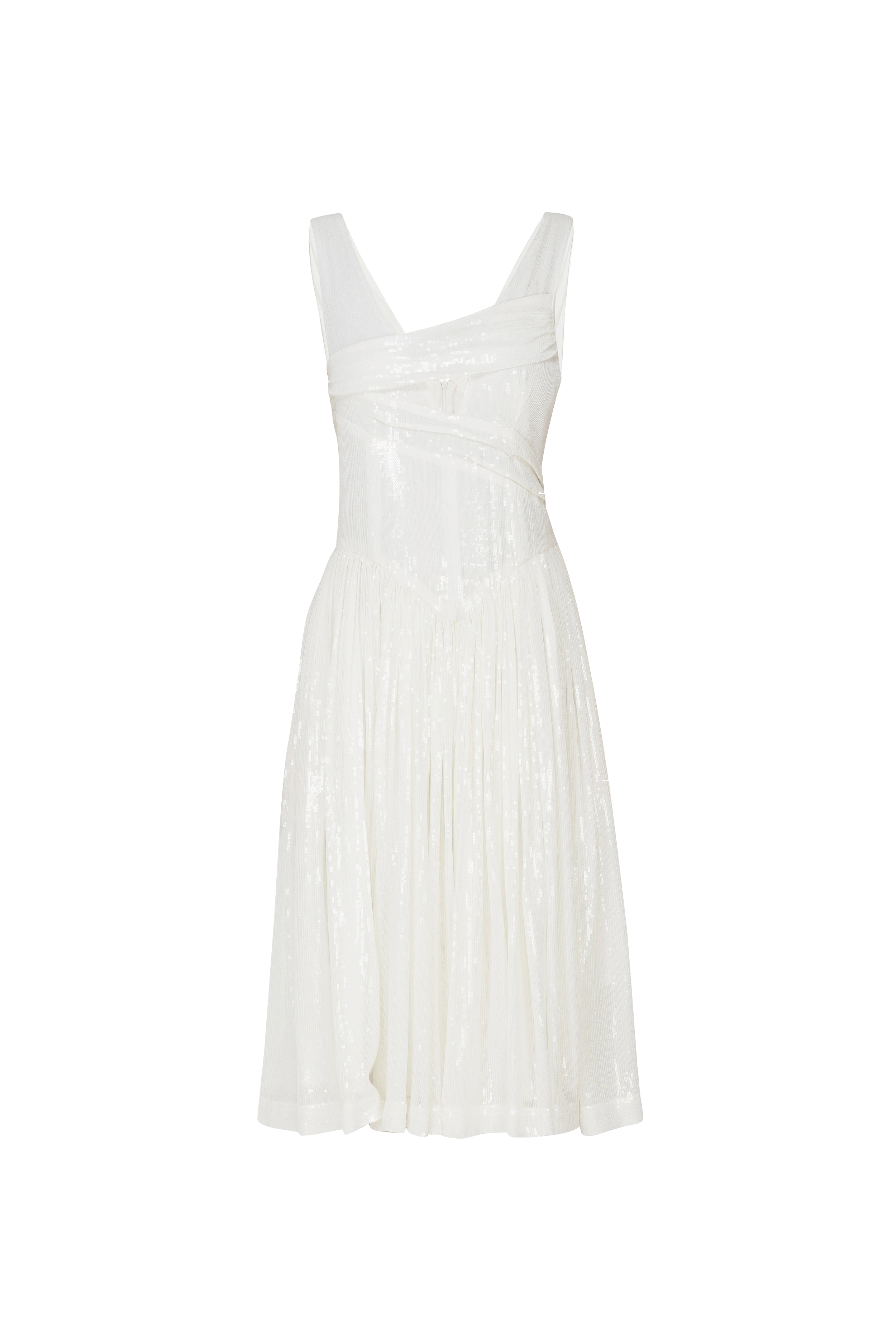 White Sequin Dress made by Szabo Sihag