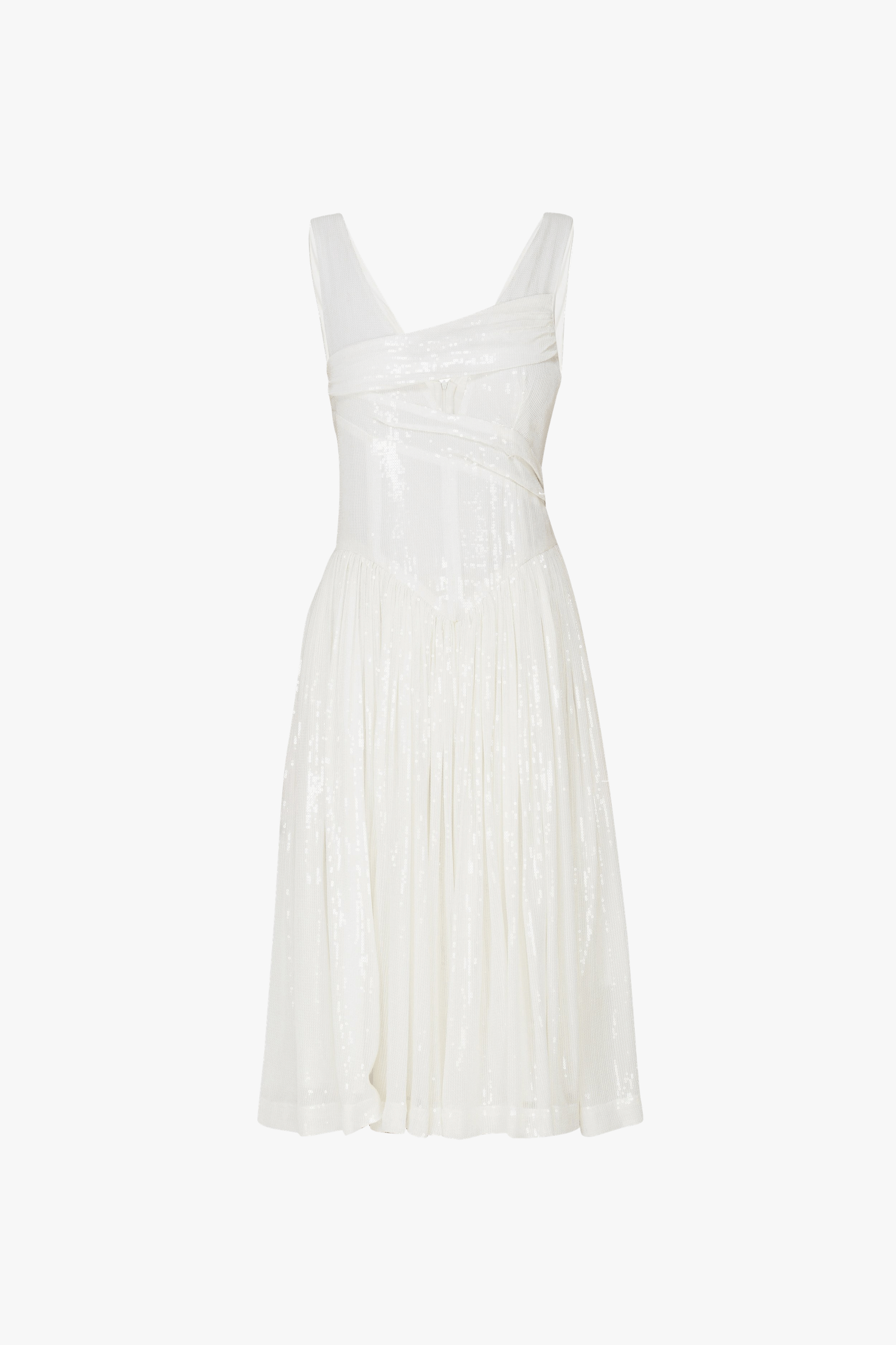 White Sequin Dress made by Szabo Sihag