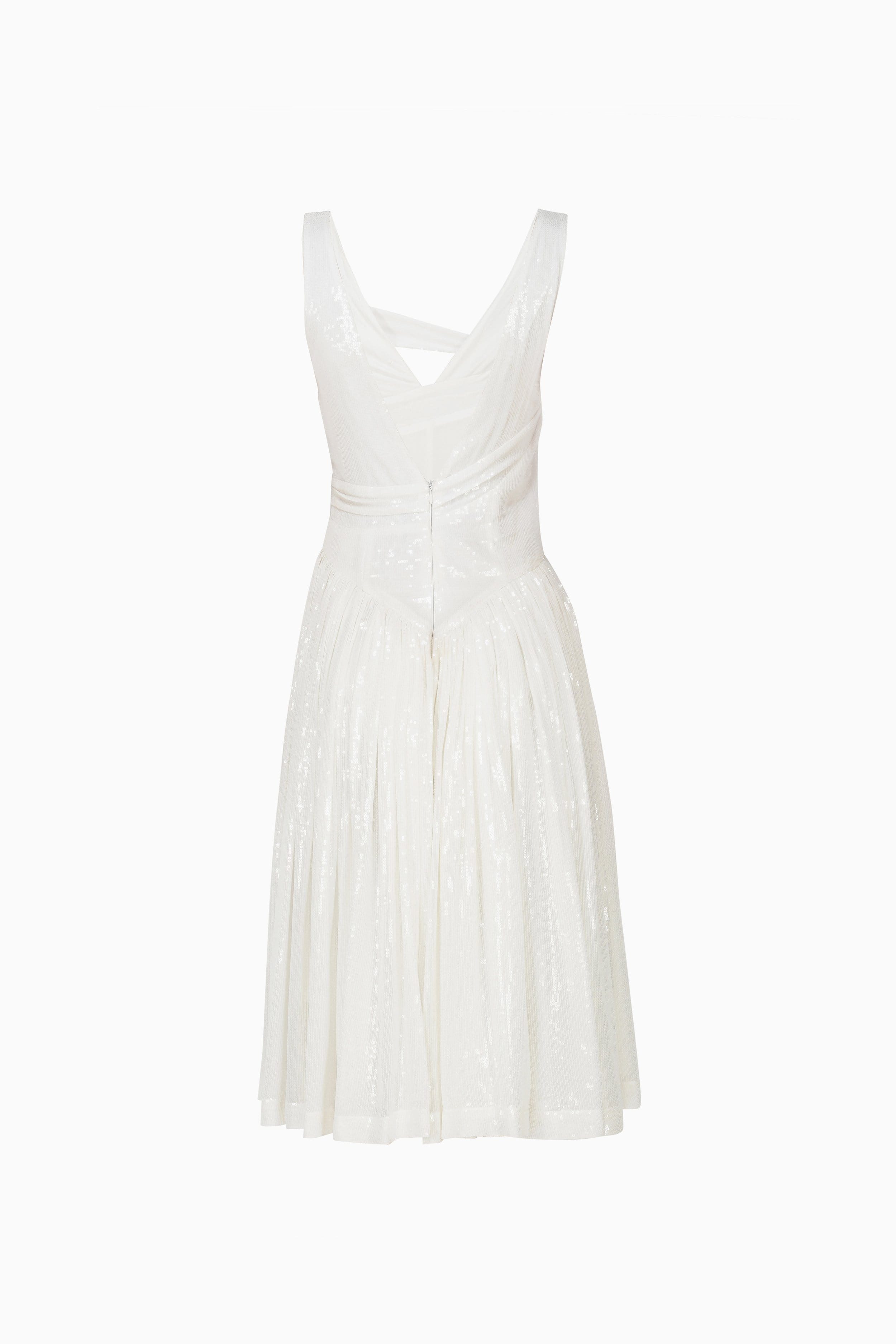 White Sequin Dress made by Szabo Sihag