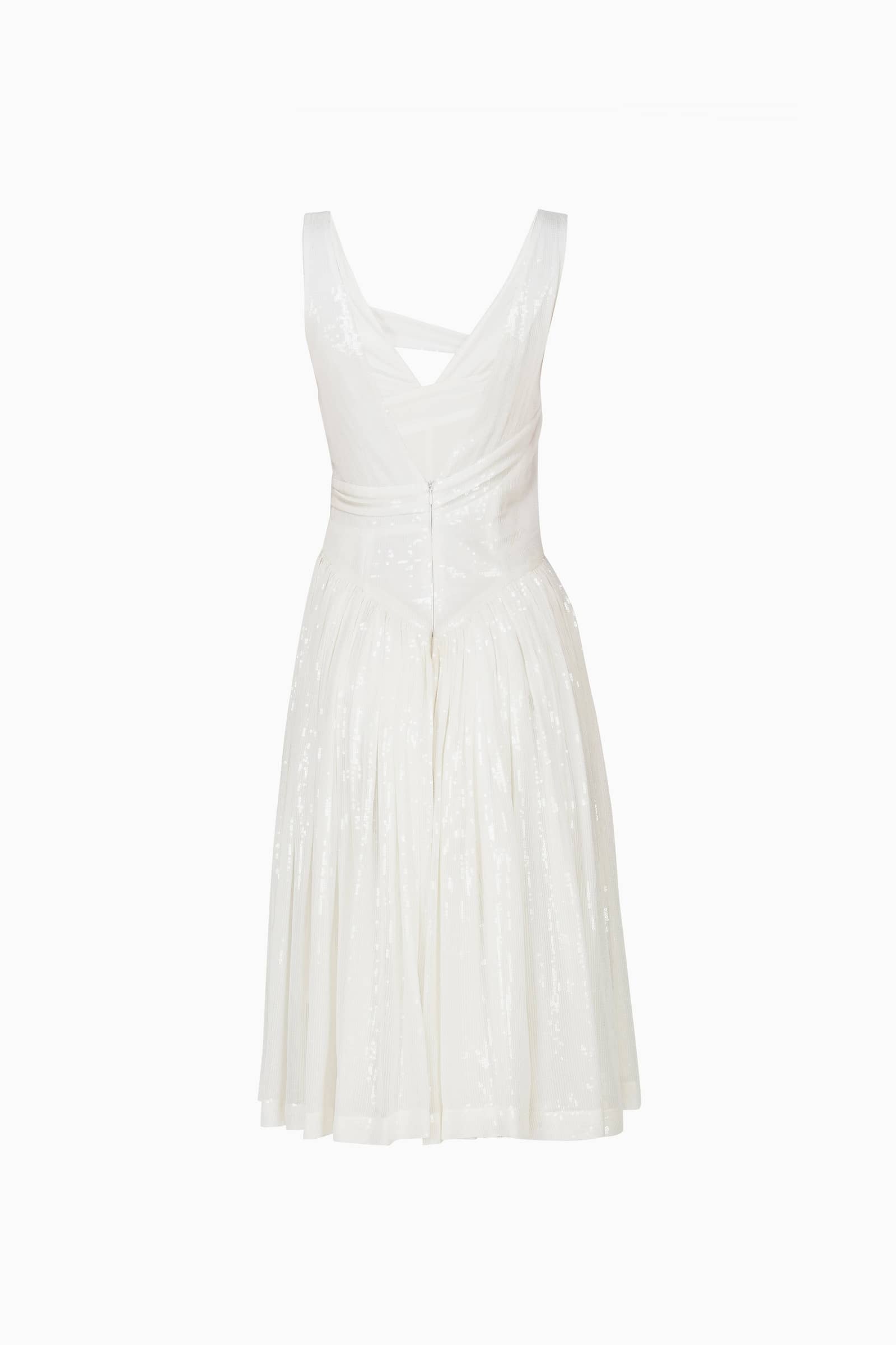 White Sequin Dress made by Szabo Sihag