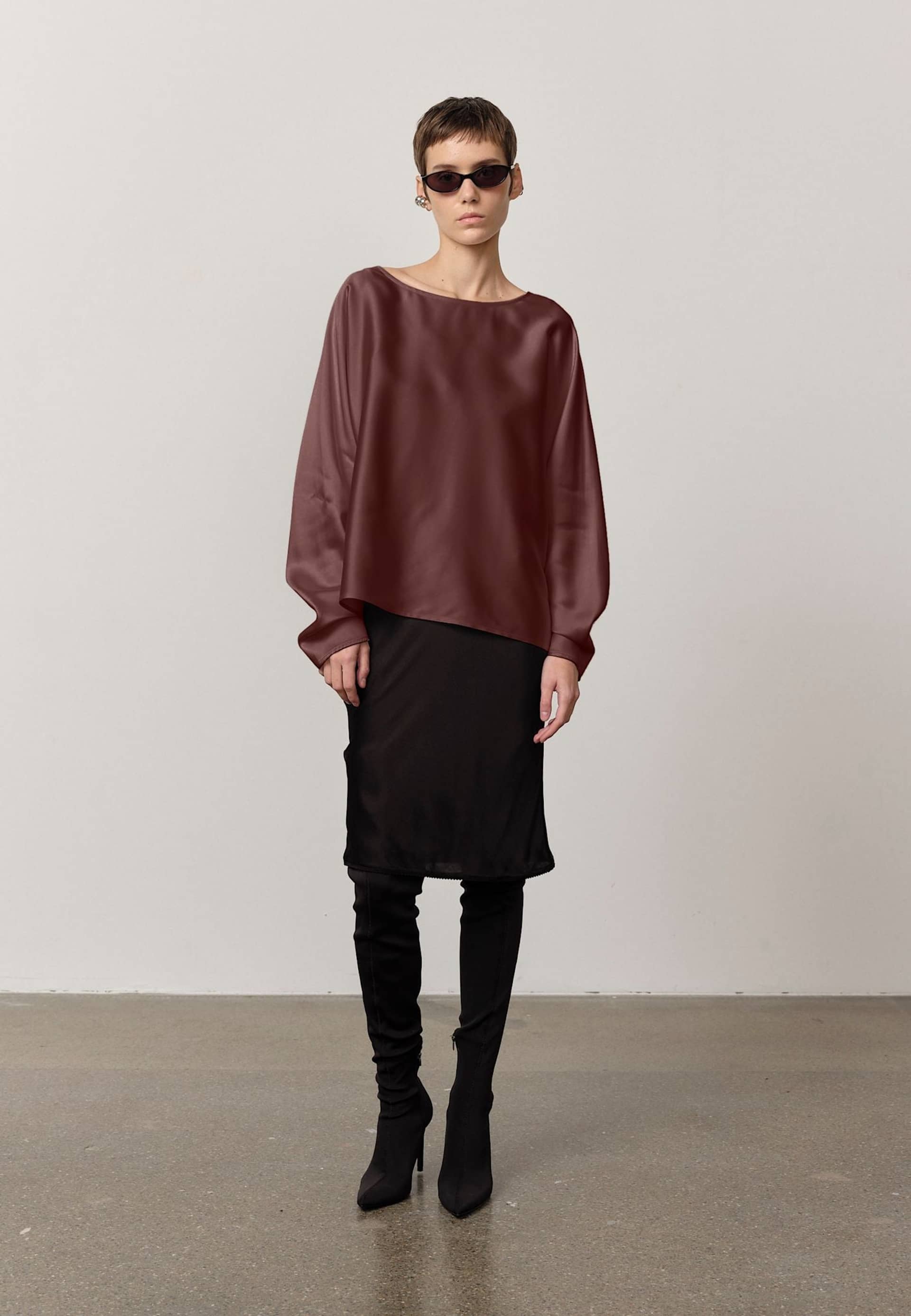 Candy Blouse - Mahogany made by HERSKIND