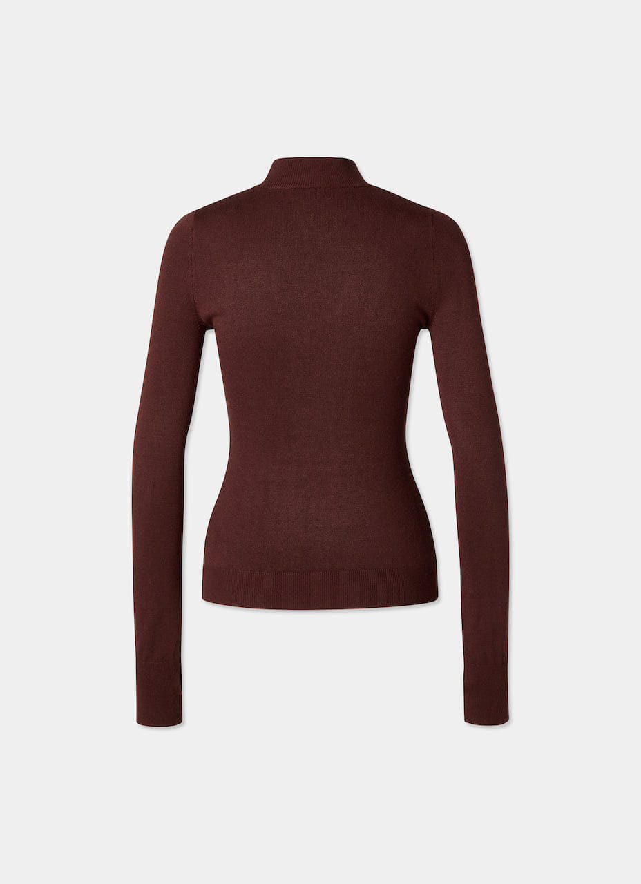 Heart Sweater Brown made by CLOEYS