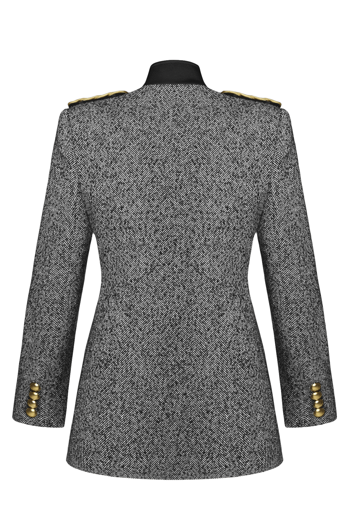 LONGLINE MILITARY JACKET made by KEBURIA