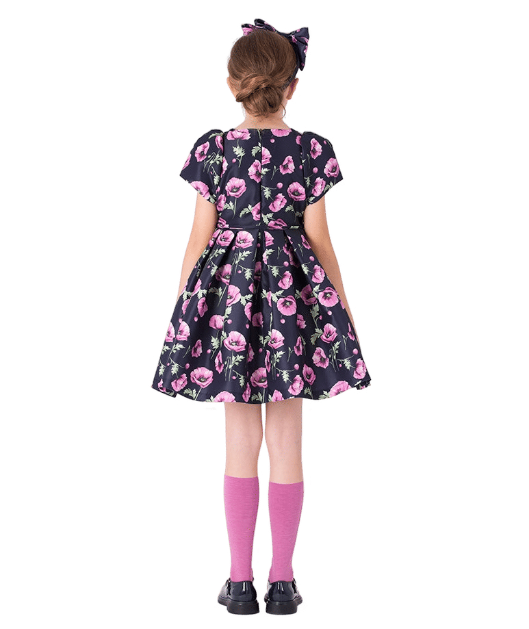 Orchid Valley Girls Dress made by Mama Luma