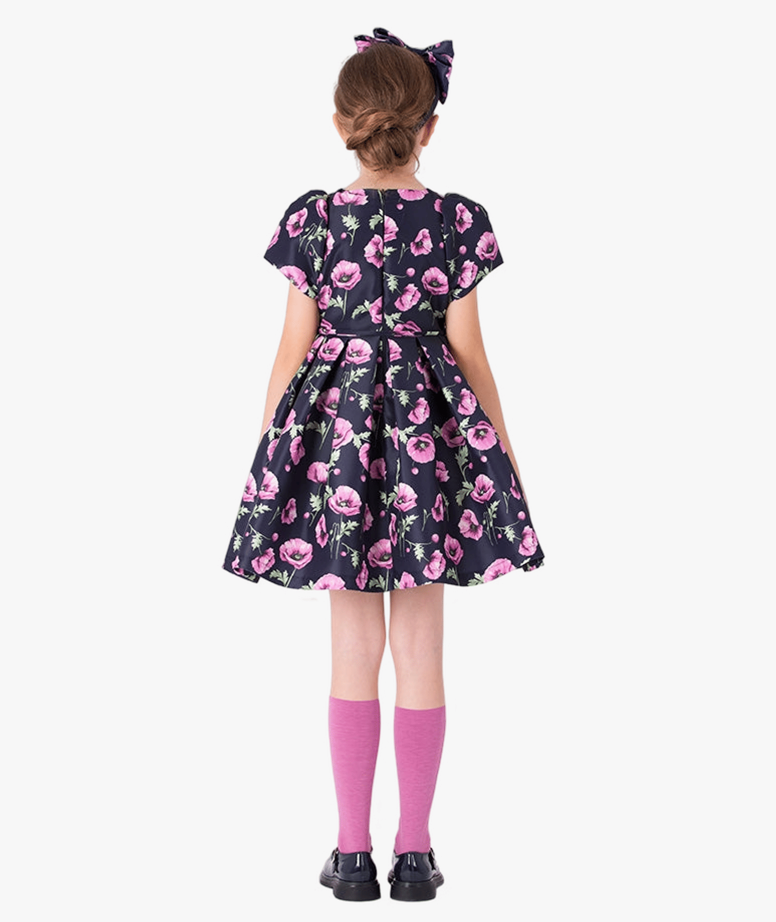 Orchid Valley Girls Dress made by Mama Luma