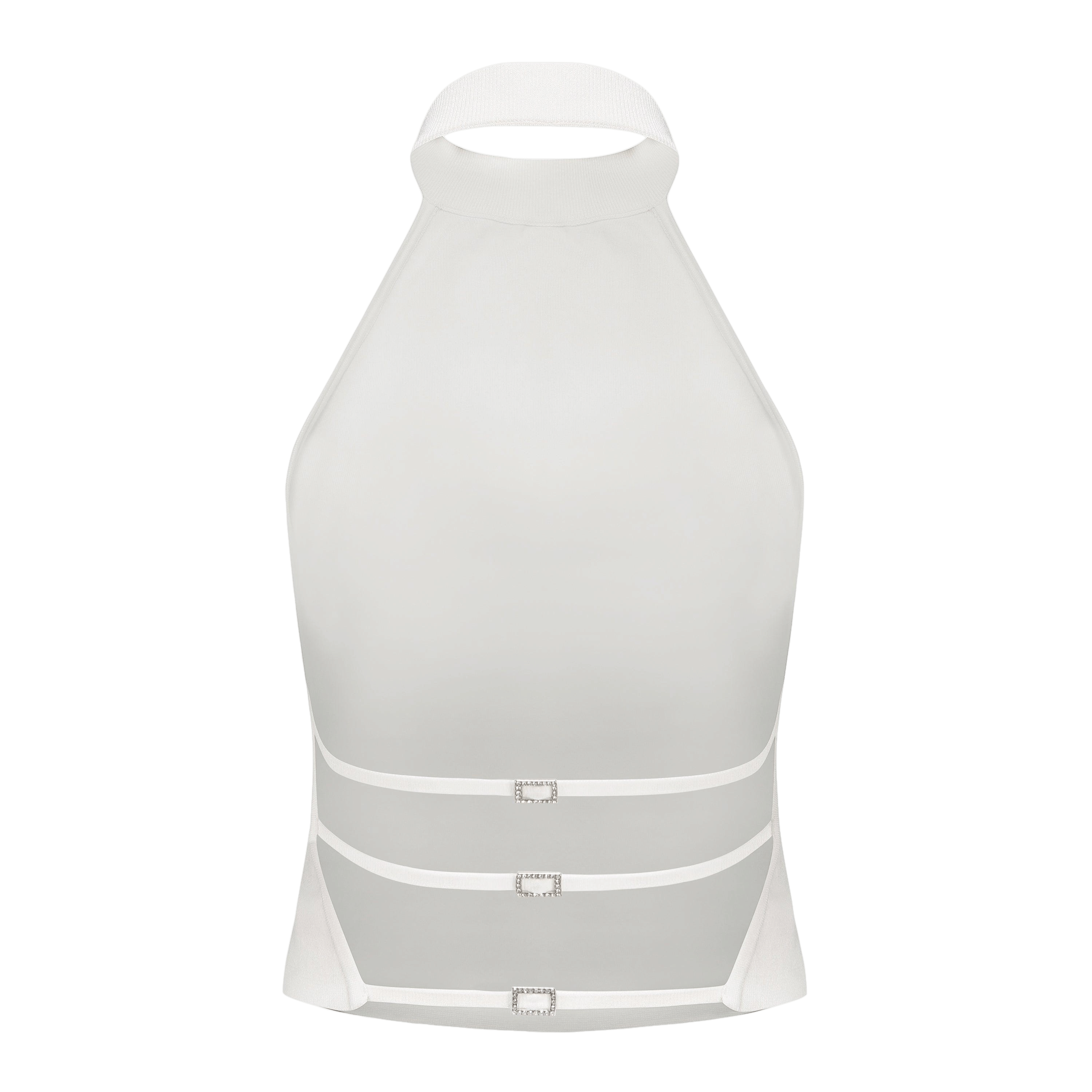 White Brianah Top (Final Sale) made by Nana Jacqueline