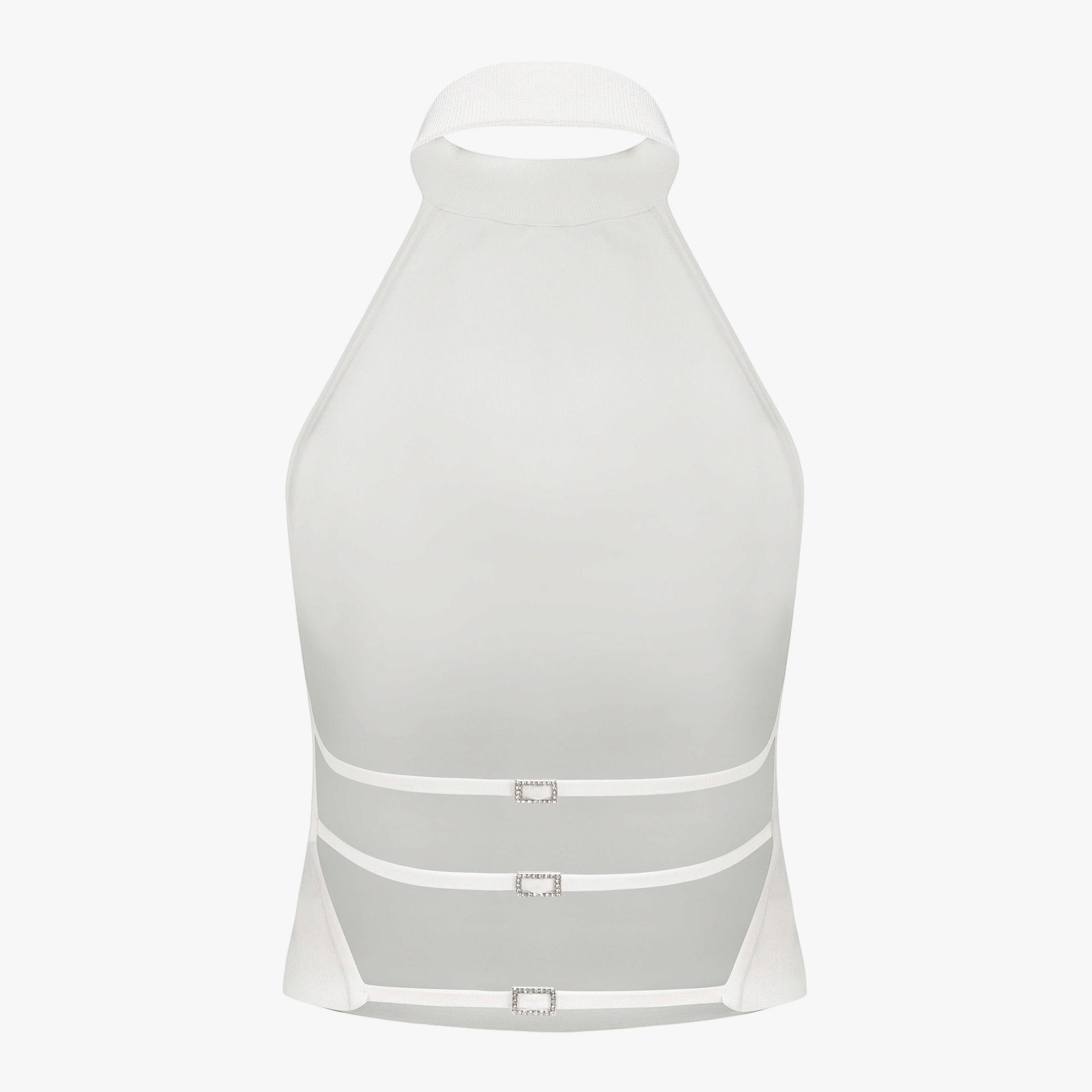 White Brianah Top (Final Sale) made by Nana Jacqueline