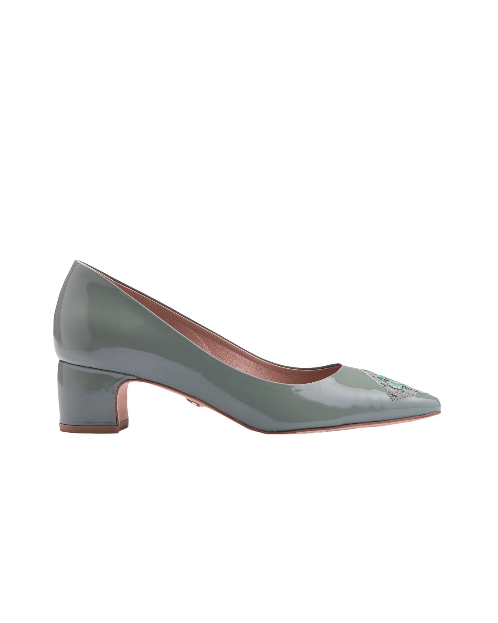 Fiorellini Pump Leather 45 Sea Green in Green made by ATANA